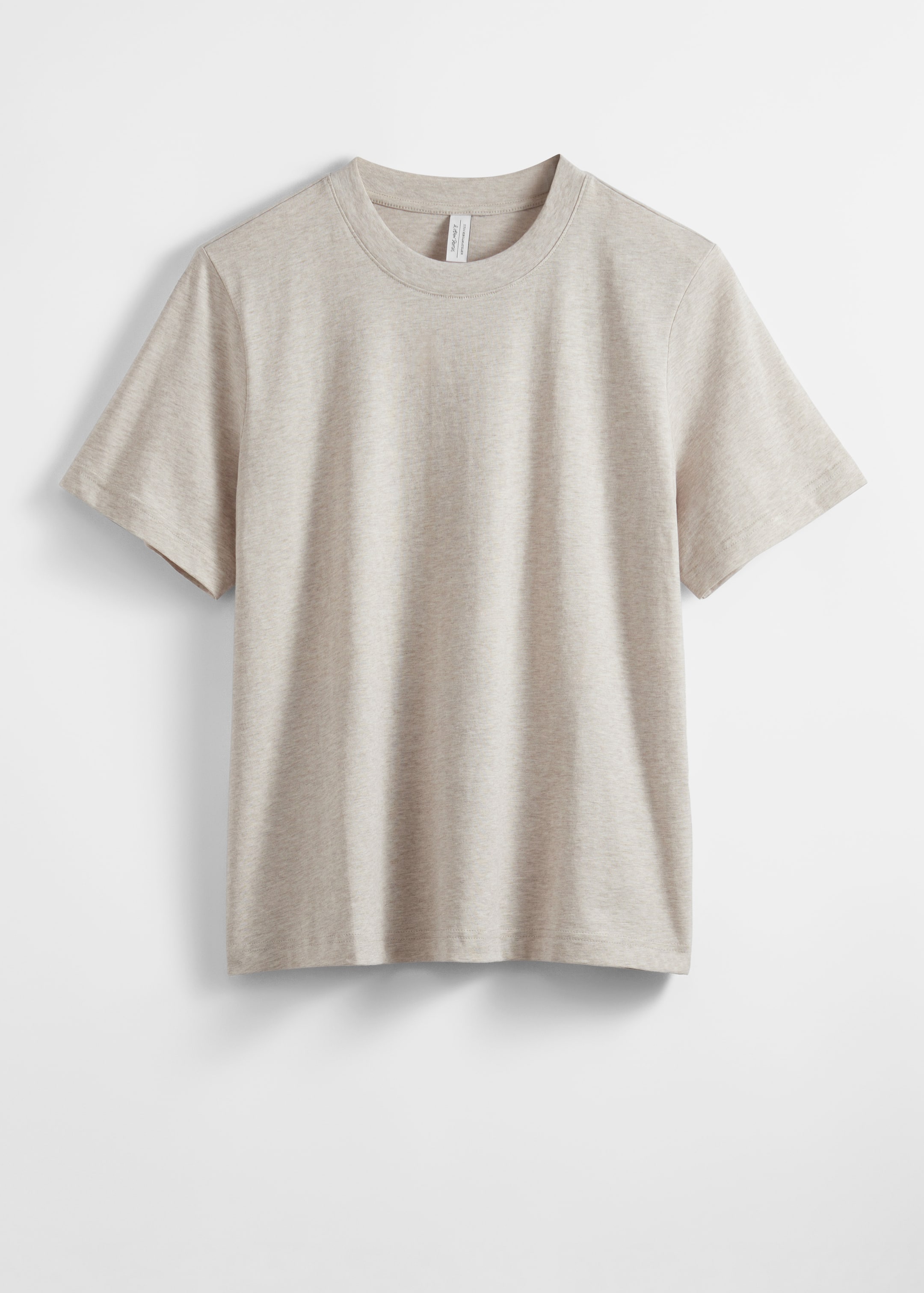 Grotere afbeelding bekijken: Crewneck T-Shirt - Beige - DAMES | H&M BE 5