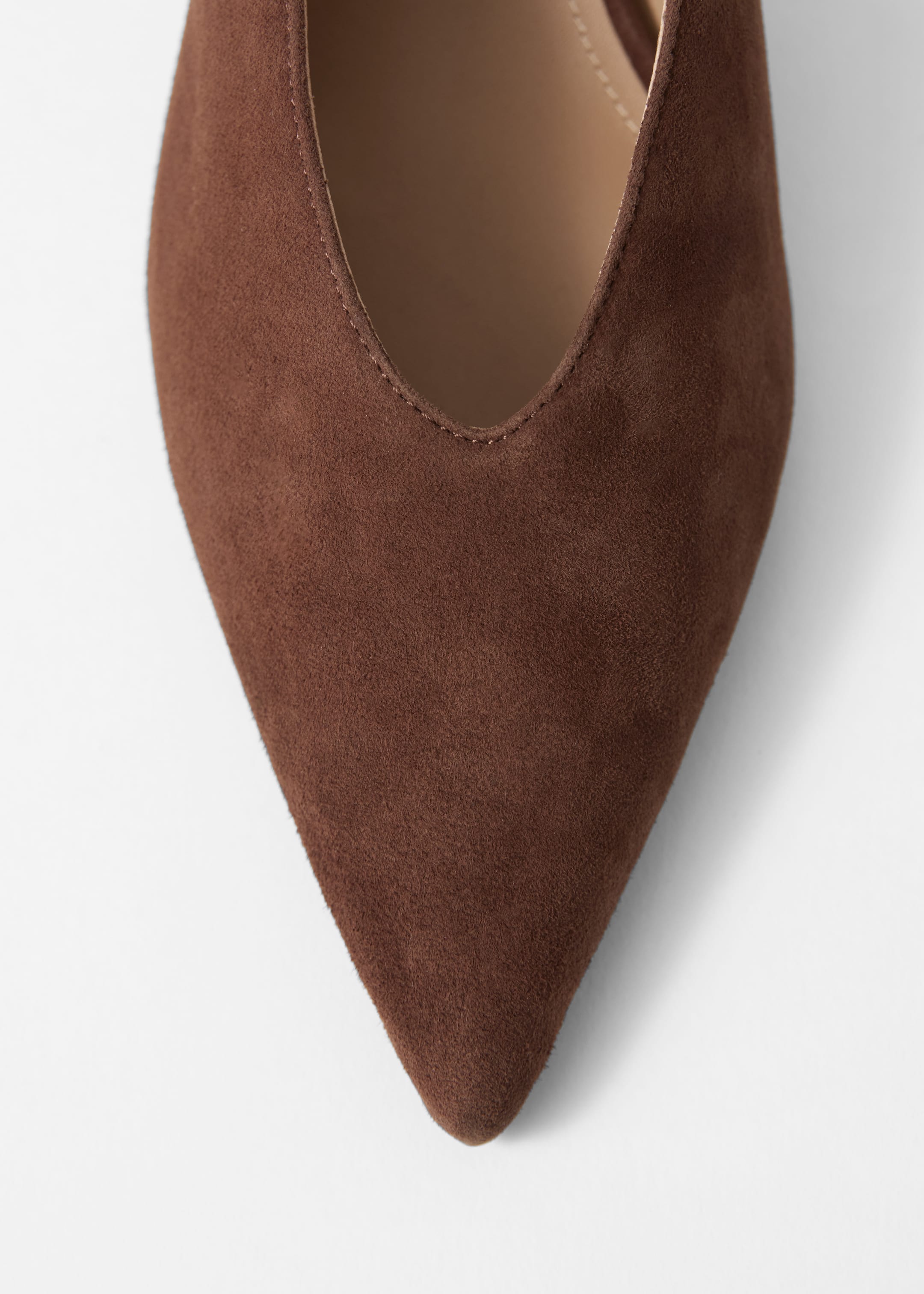 Agrandir l'image: Escarpins classiques à bride arrière en cuir - Marron Clair - FEMME | H&M CH 6