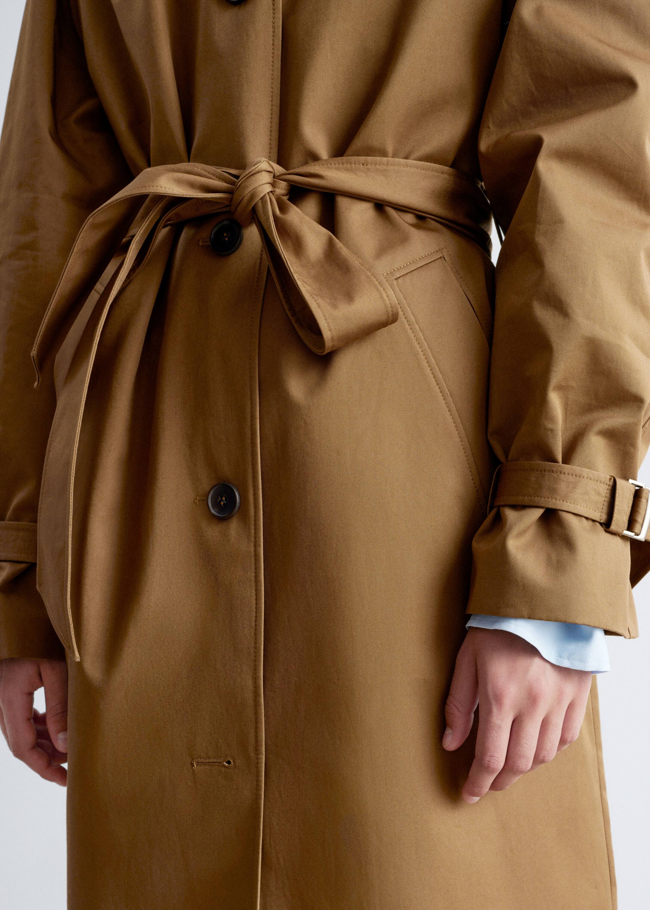 Ver imagem maior: Belted Car Coat - Castanho-médio - SENHORA | H&M PT 2