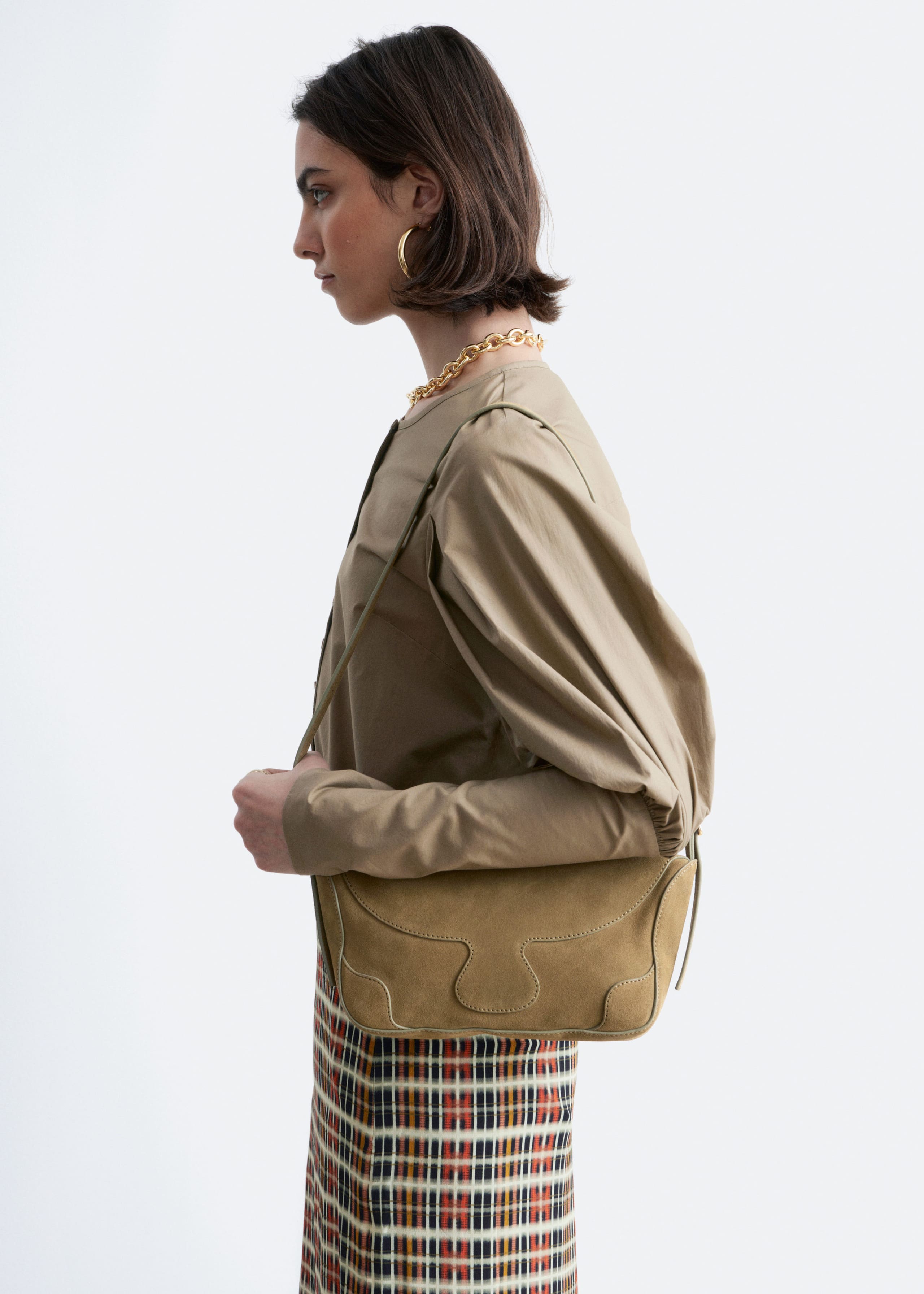 Image of Puff-Sleeve Blouse