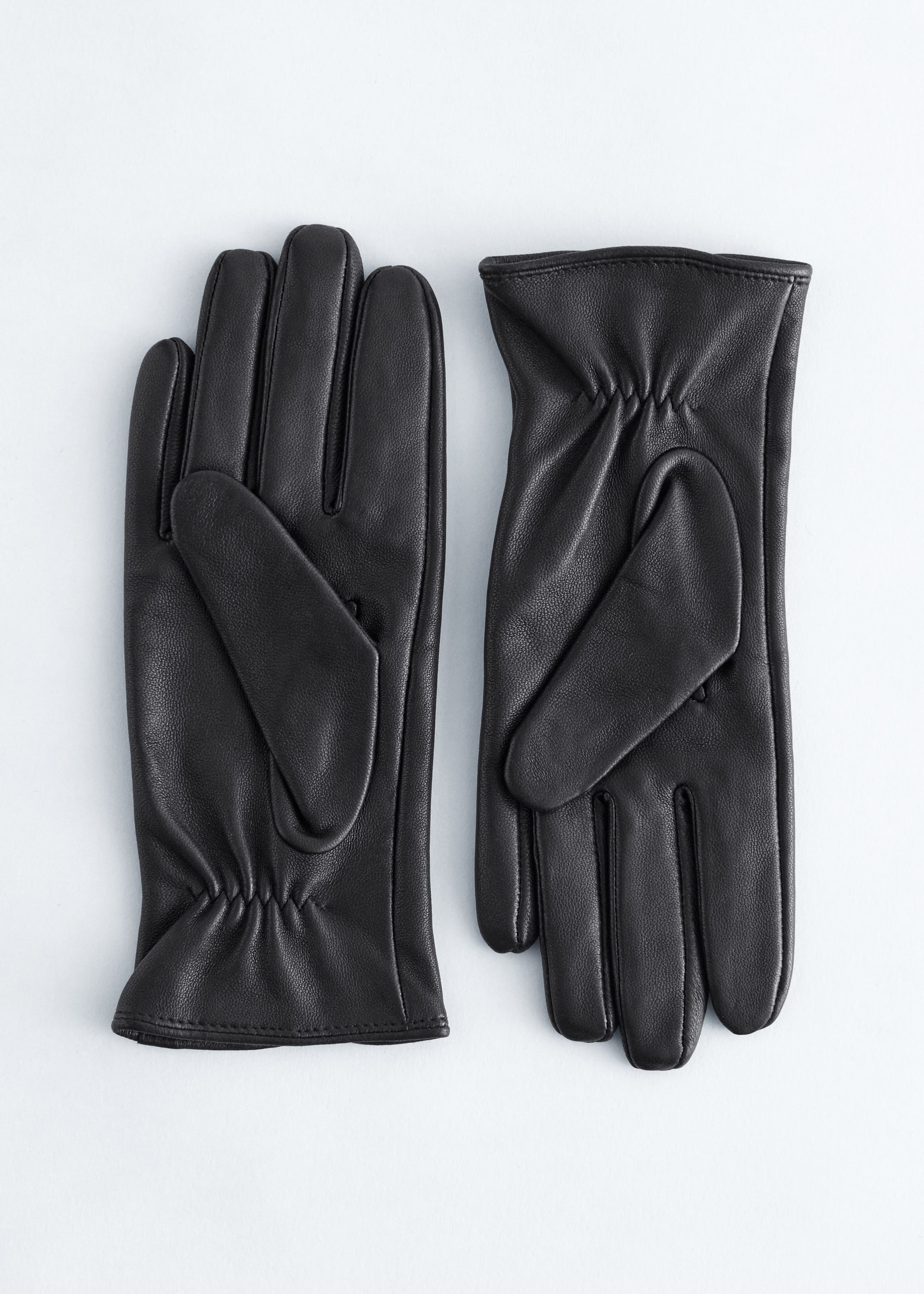 Lederhandschuhe - Schwarz - Stillleben