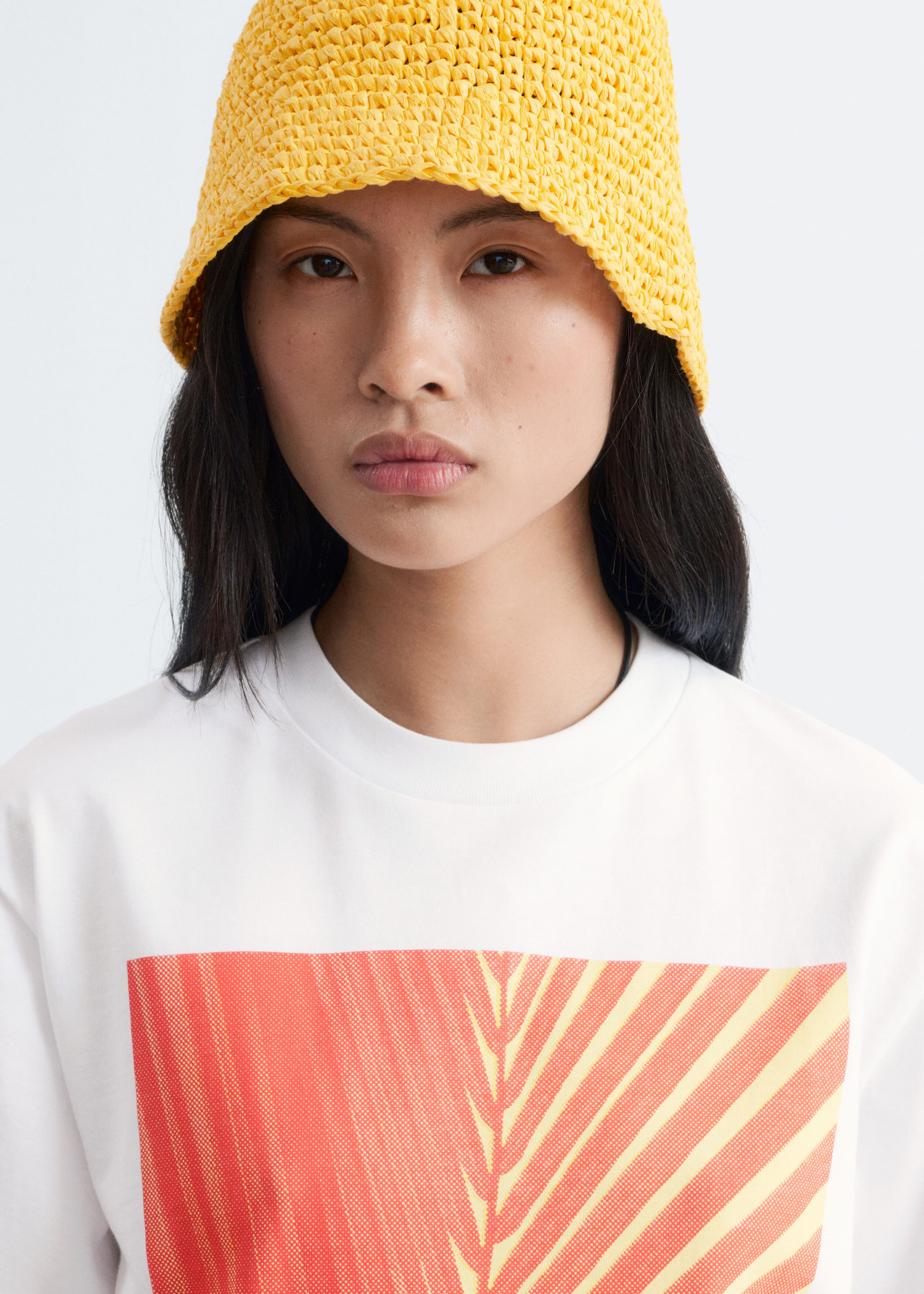 T-shirt imprimé et décontracté - Blanc/Imprimé - Lookbook