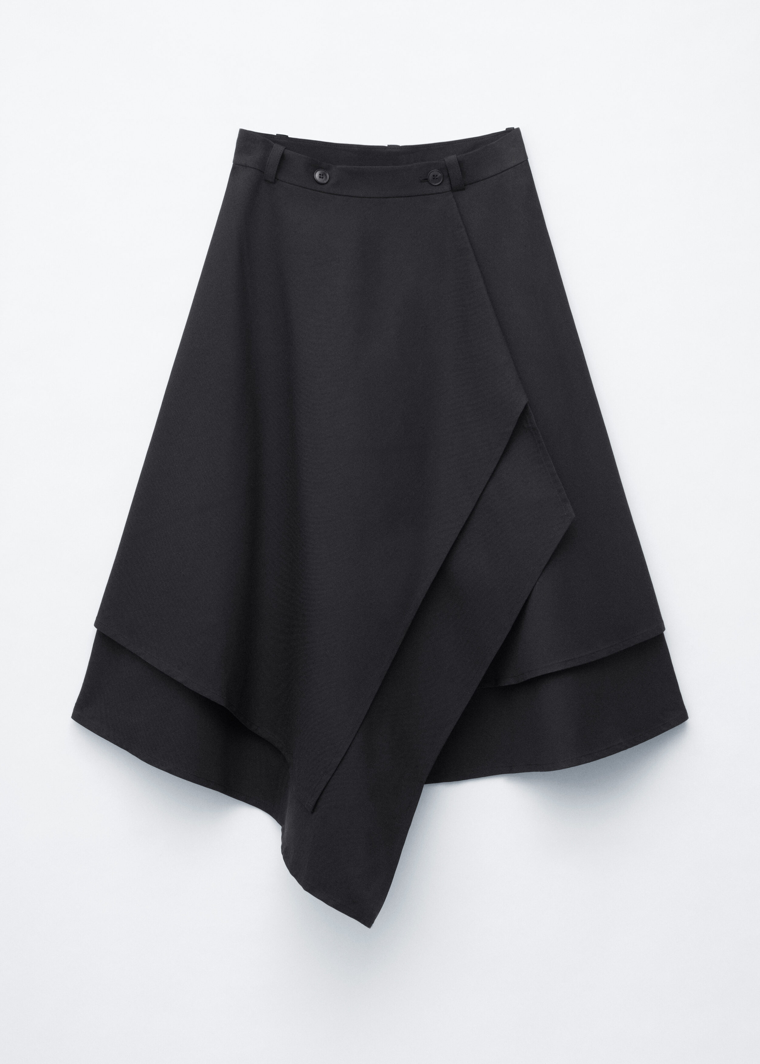 Drawstring A-line Midi Skirt - Black - & Other Stories US