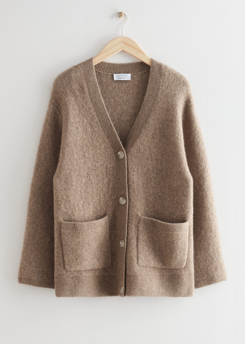 Relaxed Knit Cardigan - Mole - Still Life