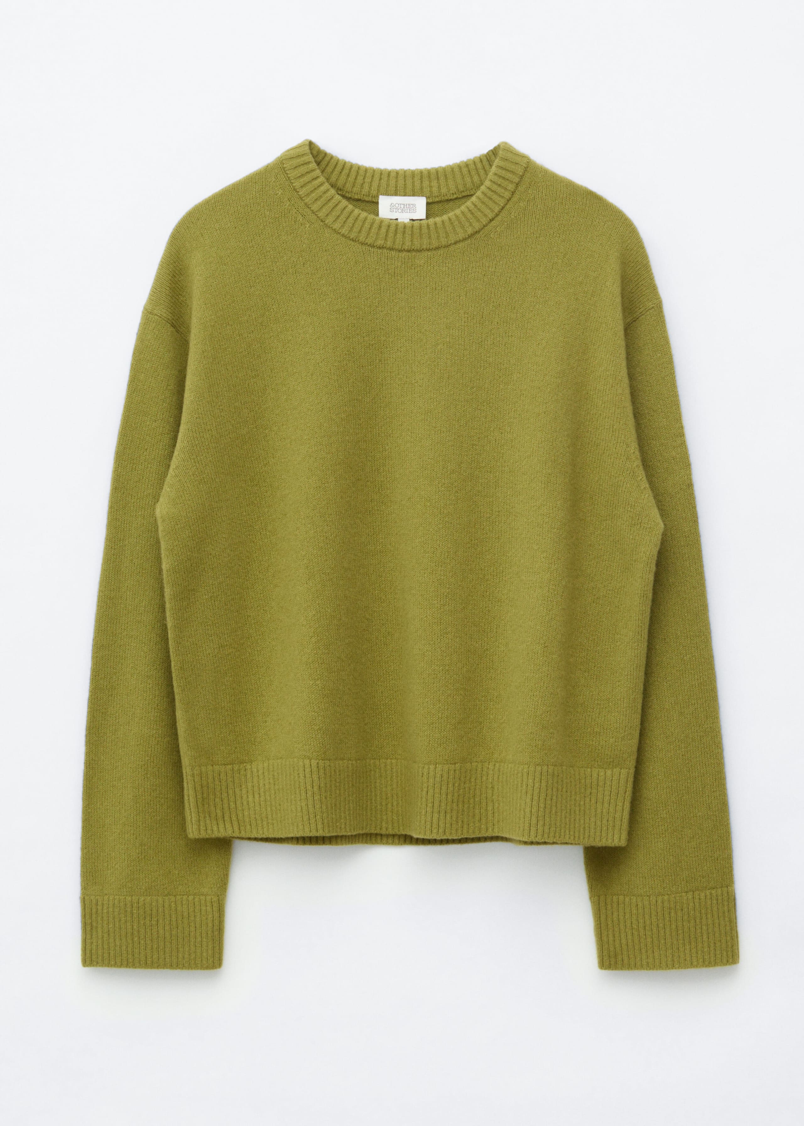 Boxy Knit Jumper - Green - Still Life