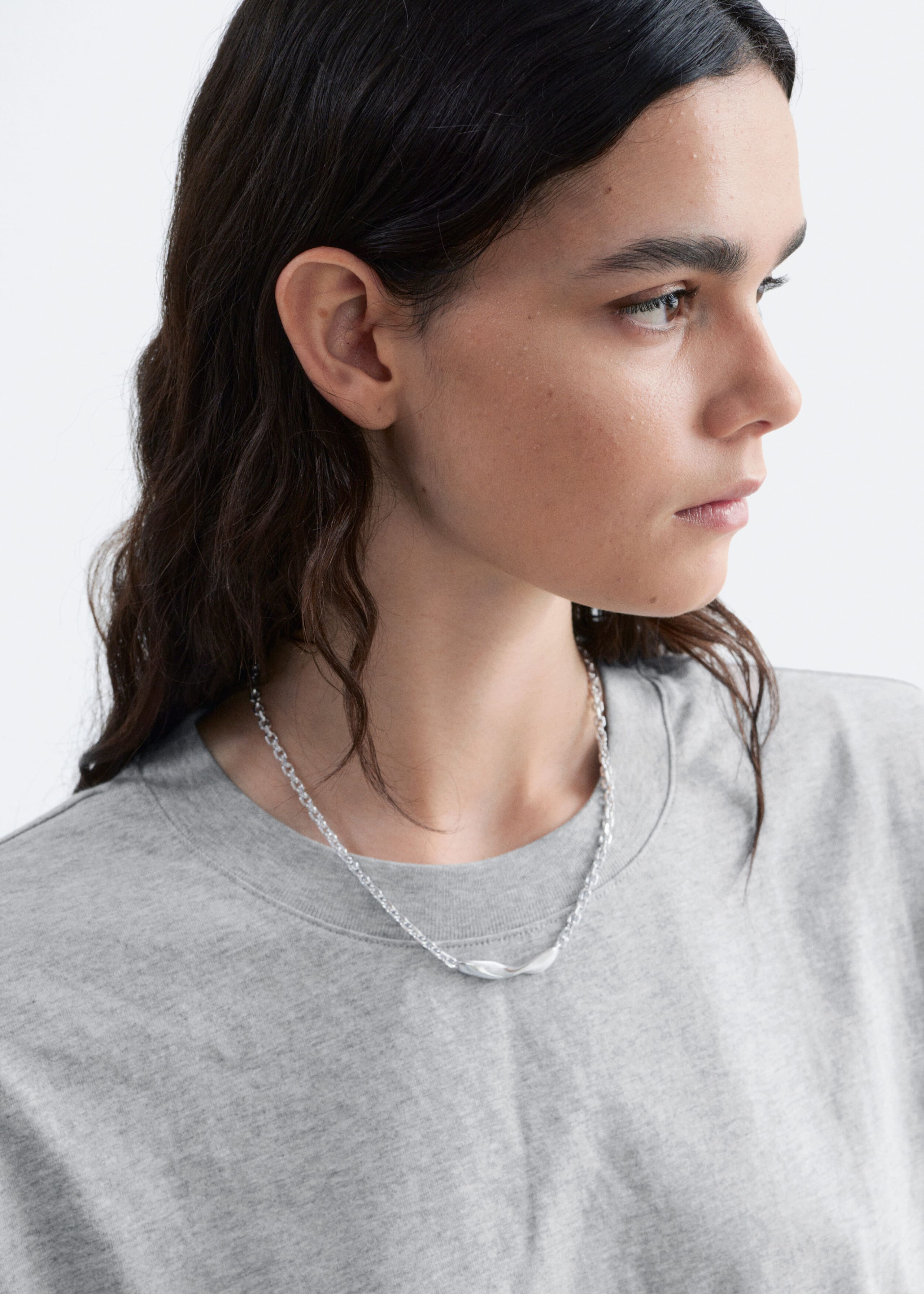 Sleeveless Top - Grey - Lookbook