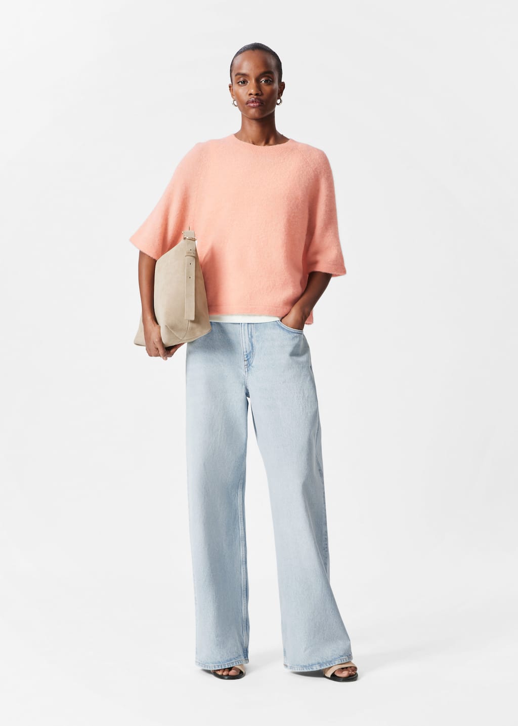Image of Alpaca-Blend Knitted Top