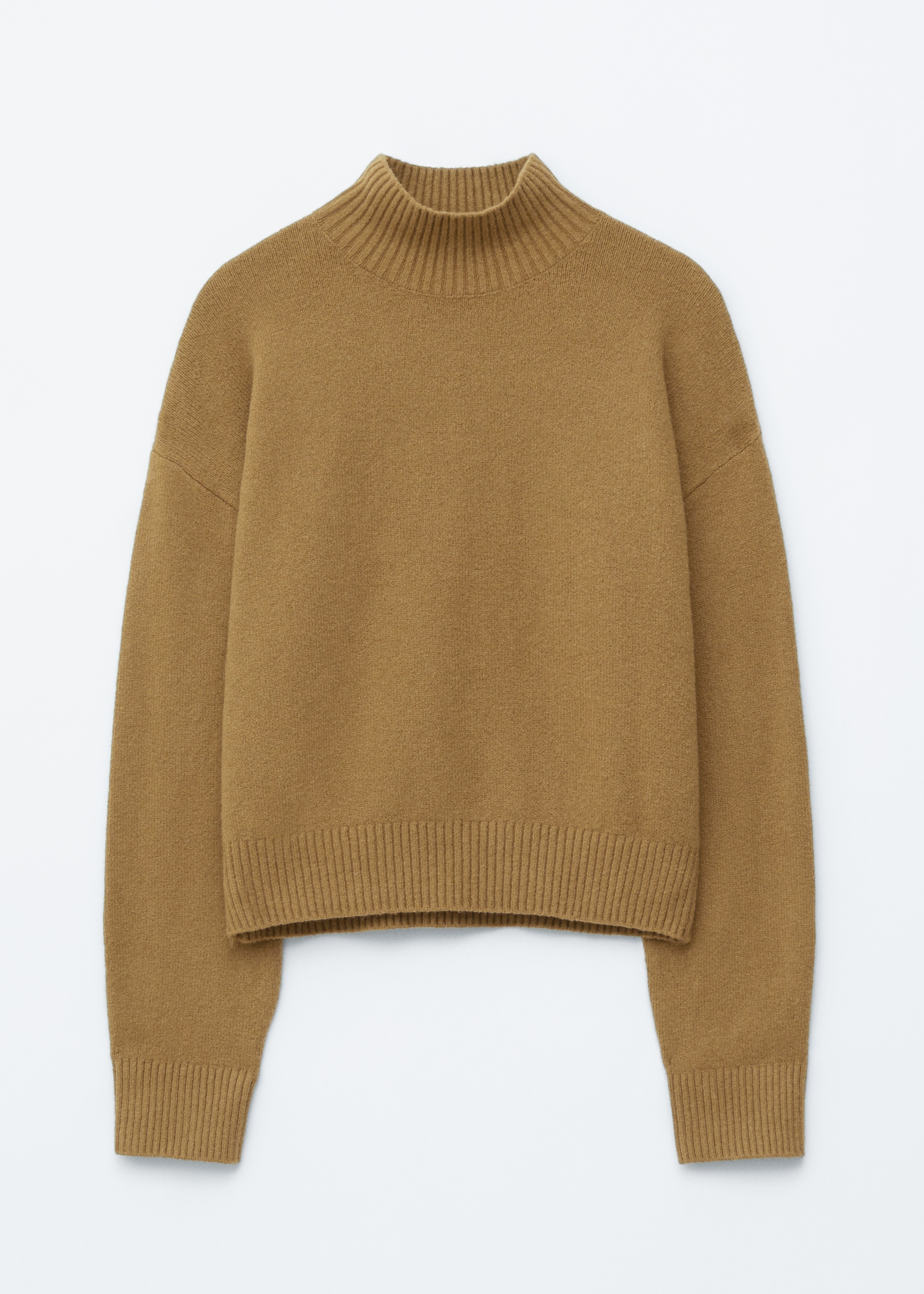 Rollkragenpullover - Dunkelbeige/Dunkles Graubraun/Weinrot/Schwarz/Rosa