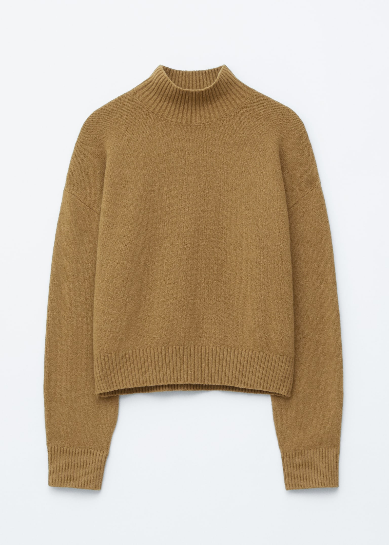 Turtleneck Jumper - Dark Beige/Burgundy/Black/Pink - 2