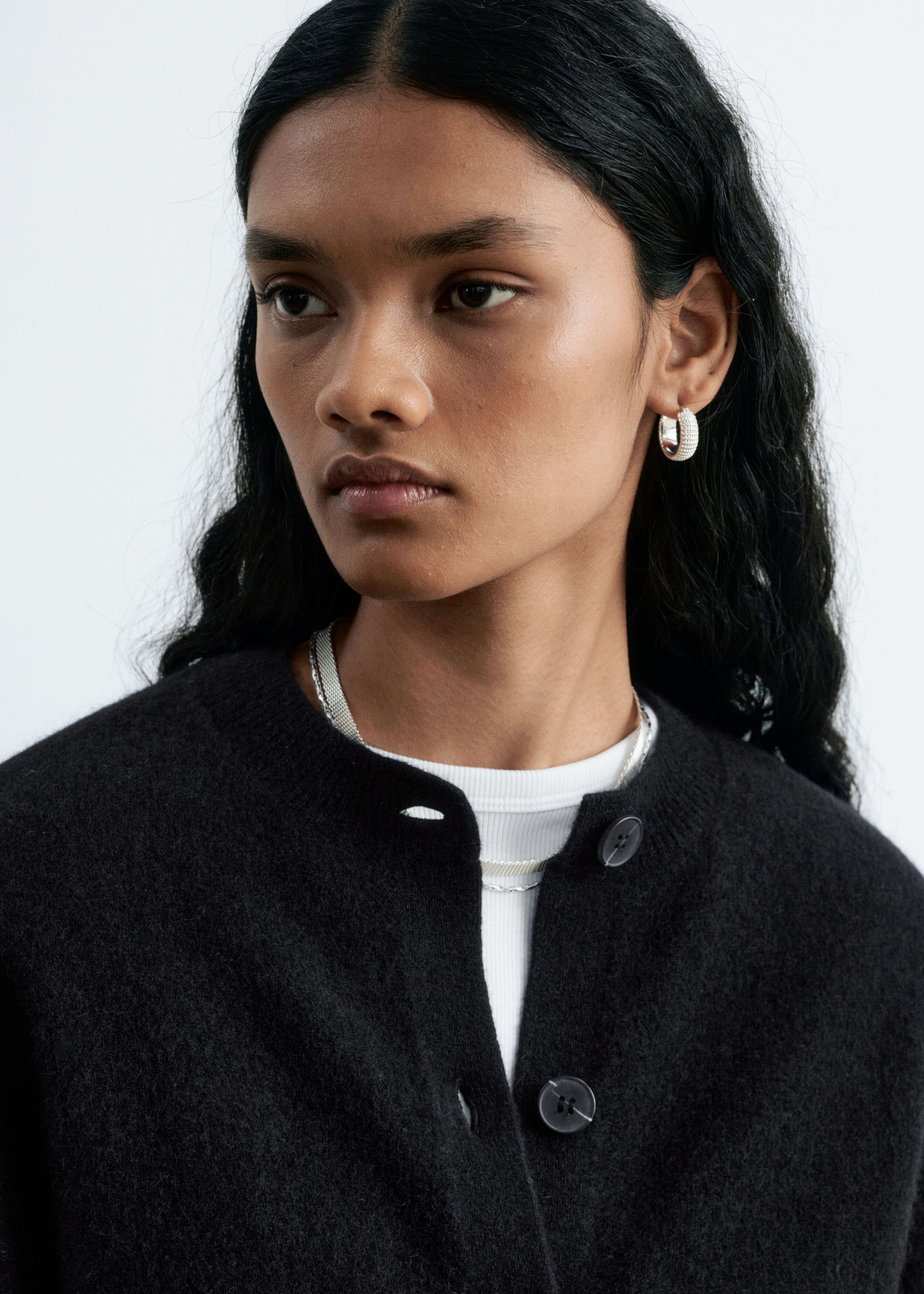 Boiled Merino Cardigan - Mole - Lookbook