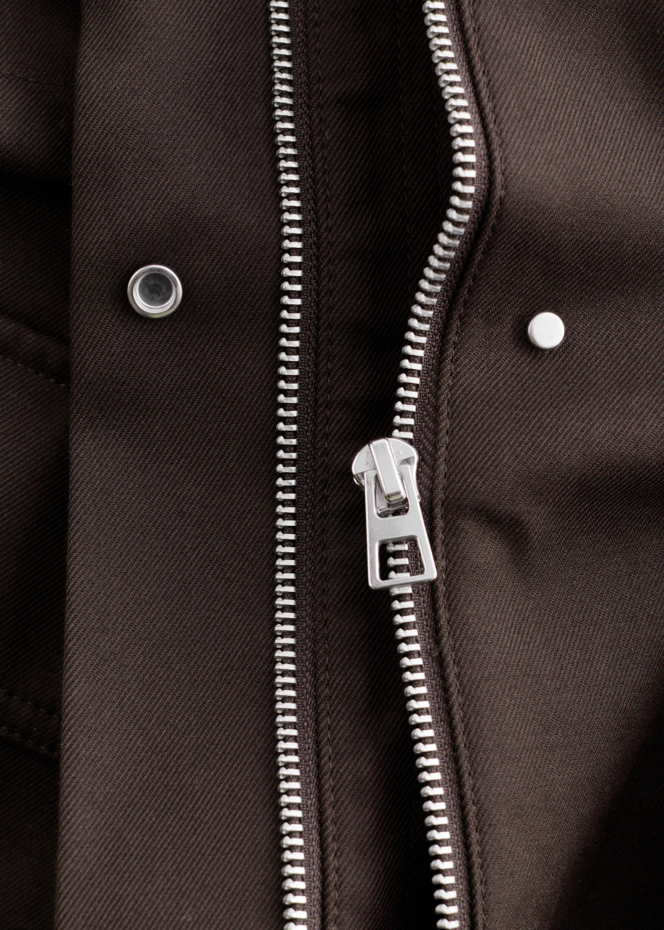 Image of Oversized Drawstring Utility Jacket