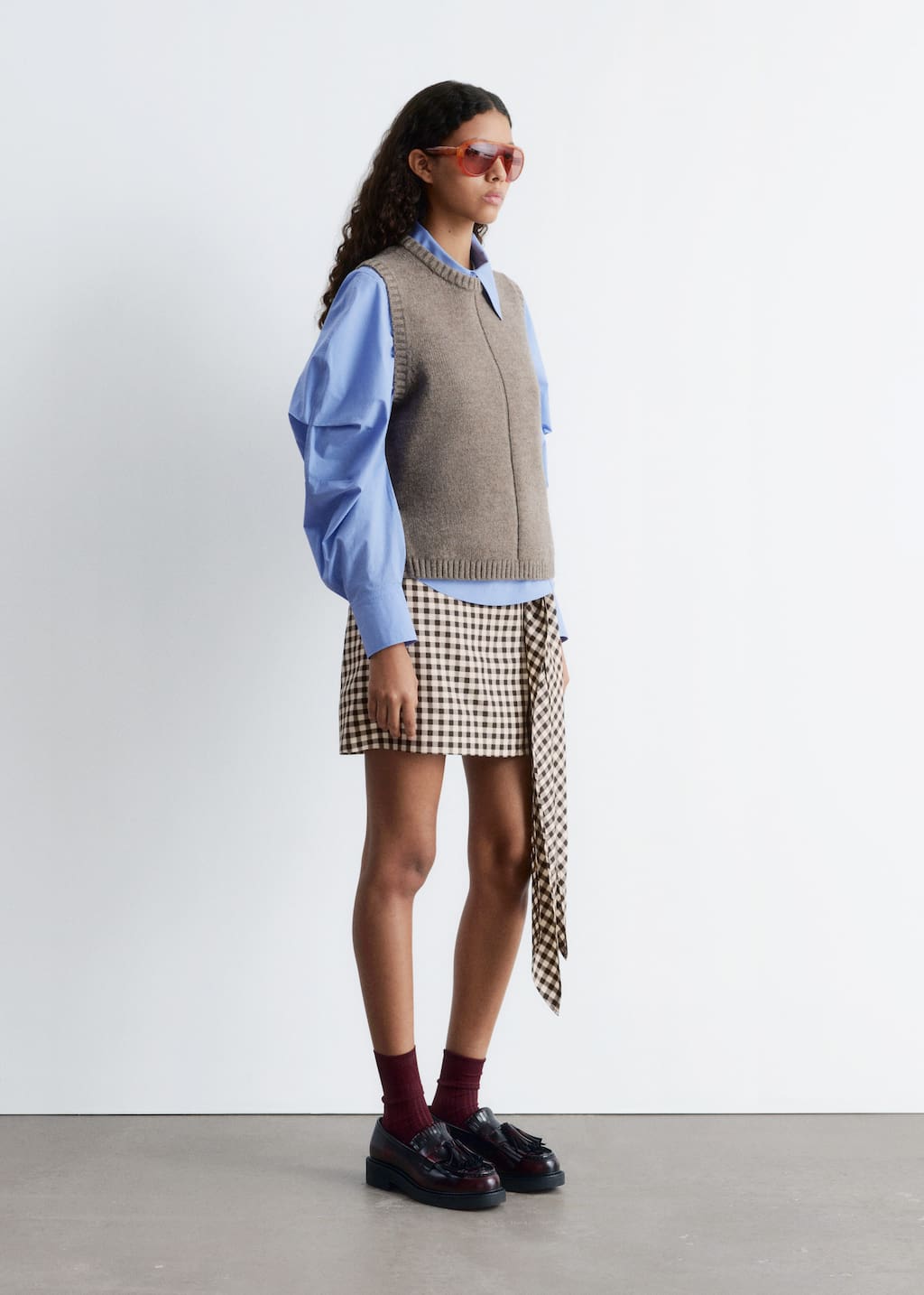 Image of Knitted Sweater Vest