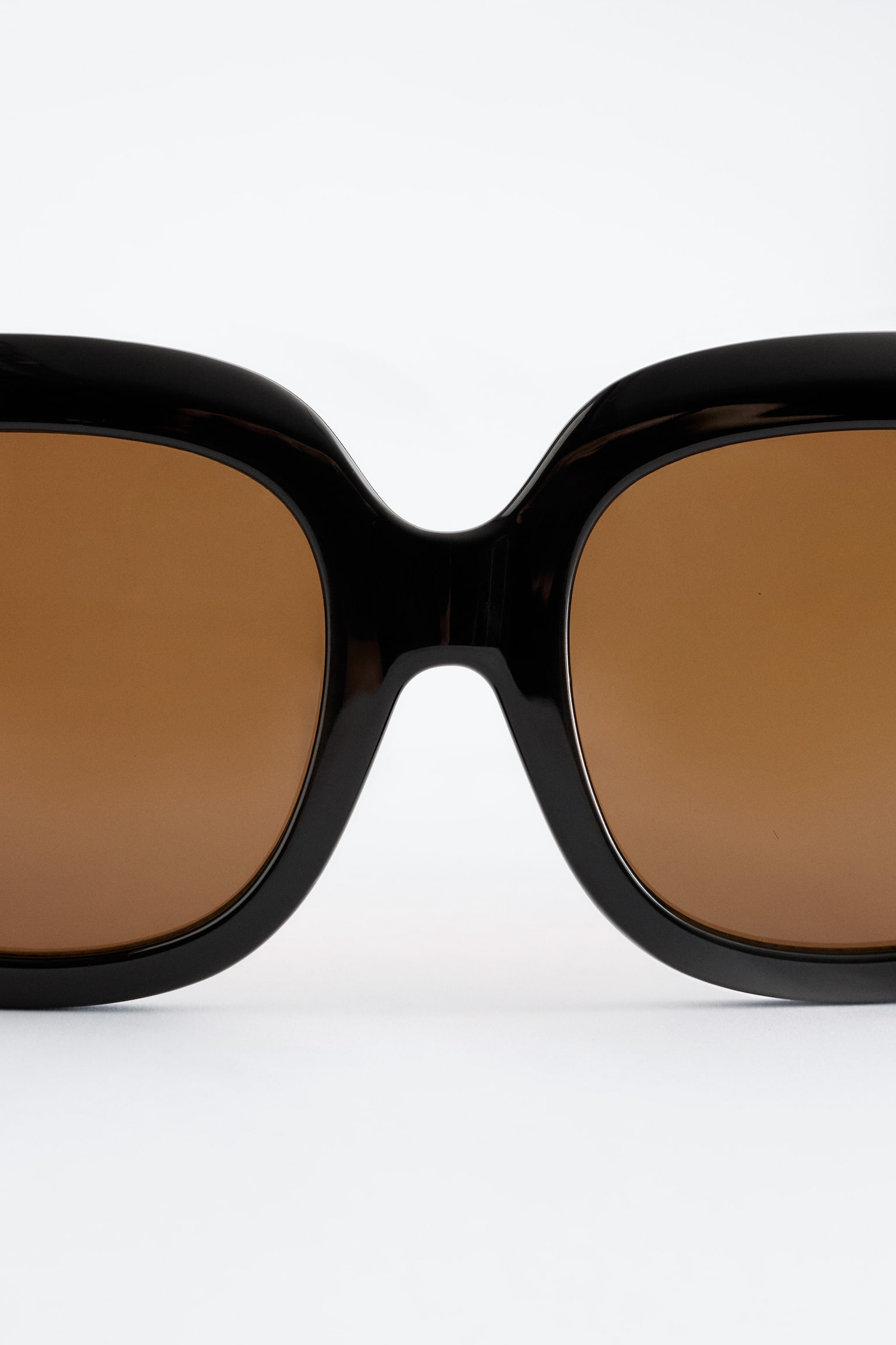 Oversized solbriller - Sort/Brun - 5