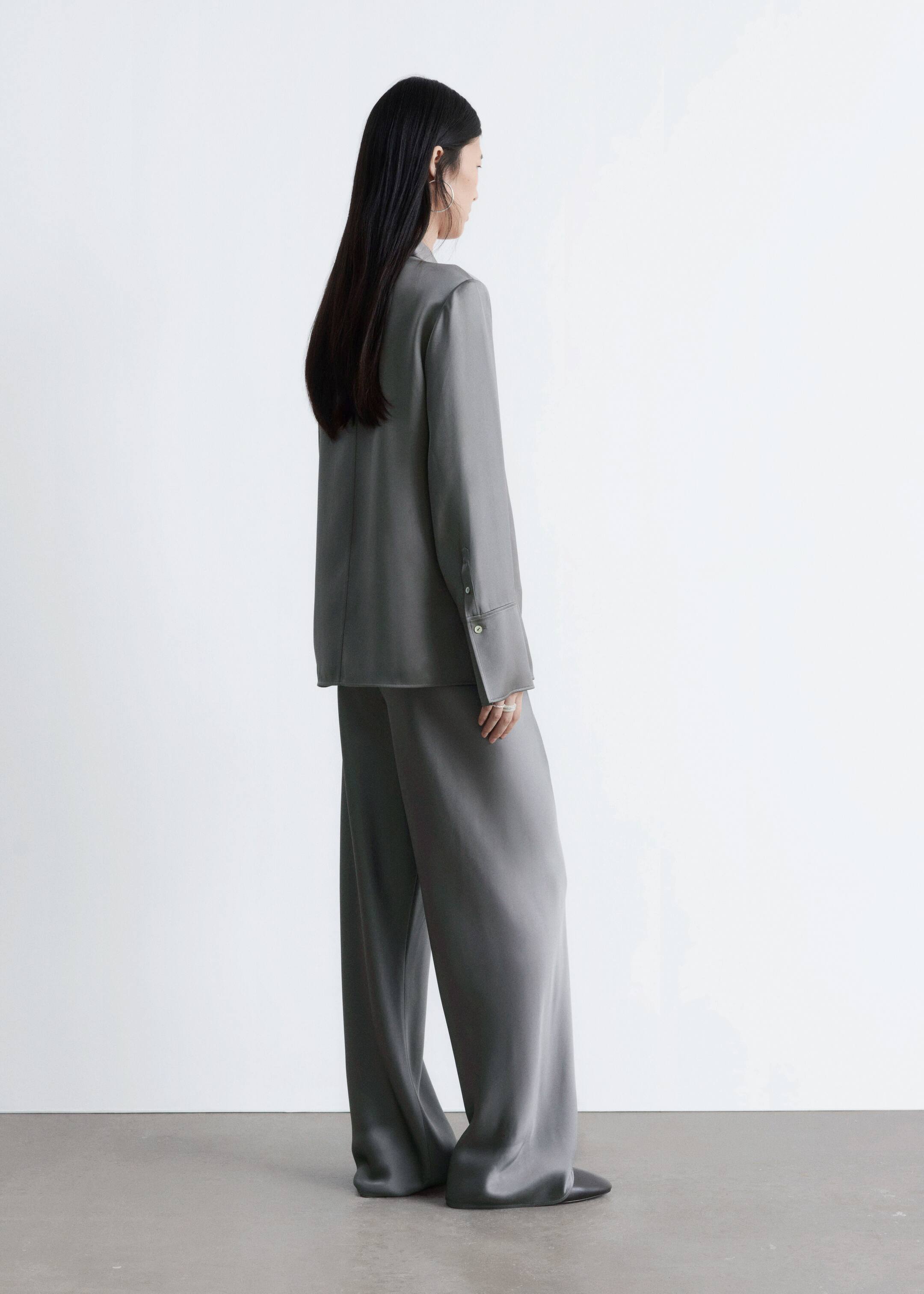 Se større billede: Satinskjorte - Grå - DAME | H&M DK 7