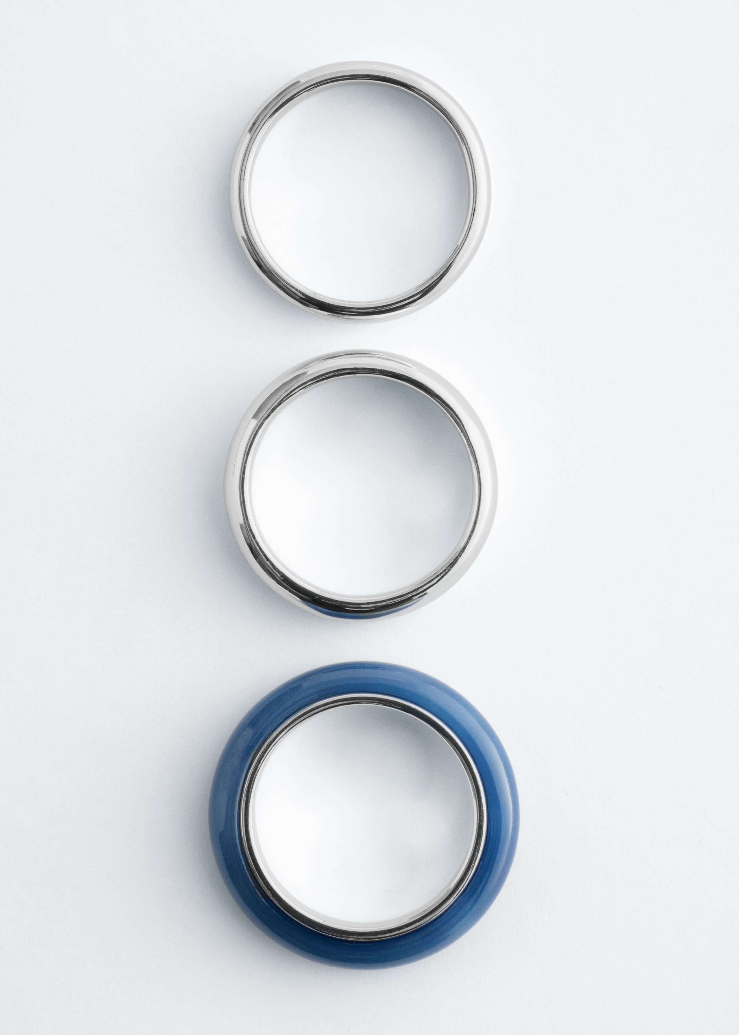 3-Pack Ring Set - Gold/Green - Still Life