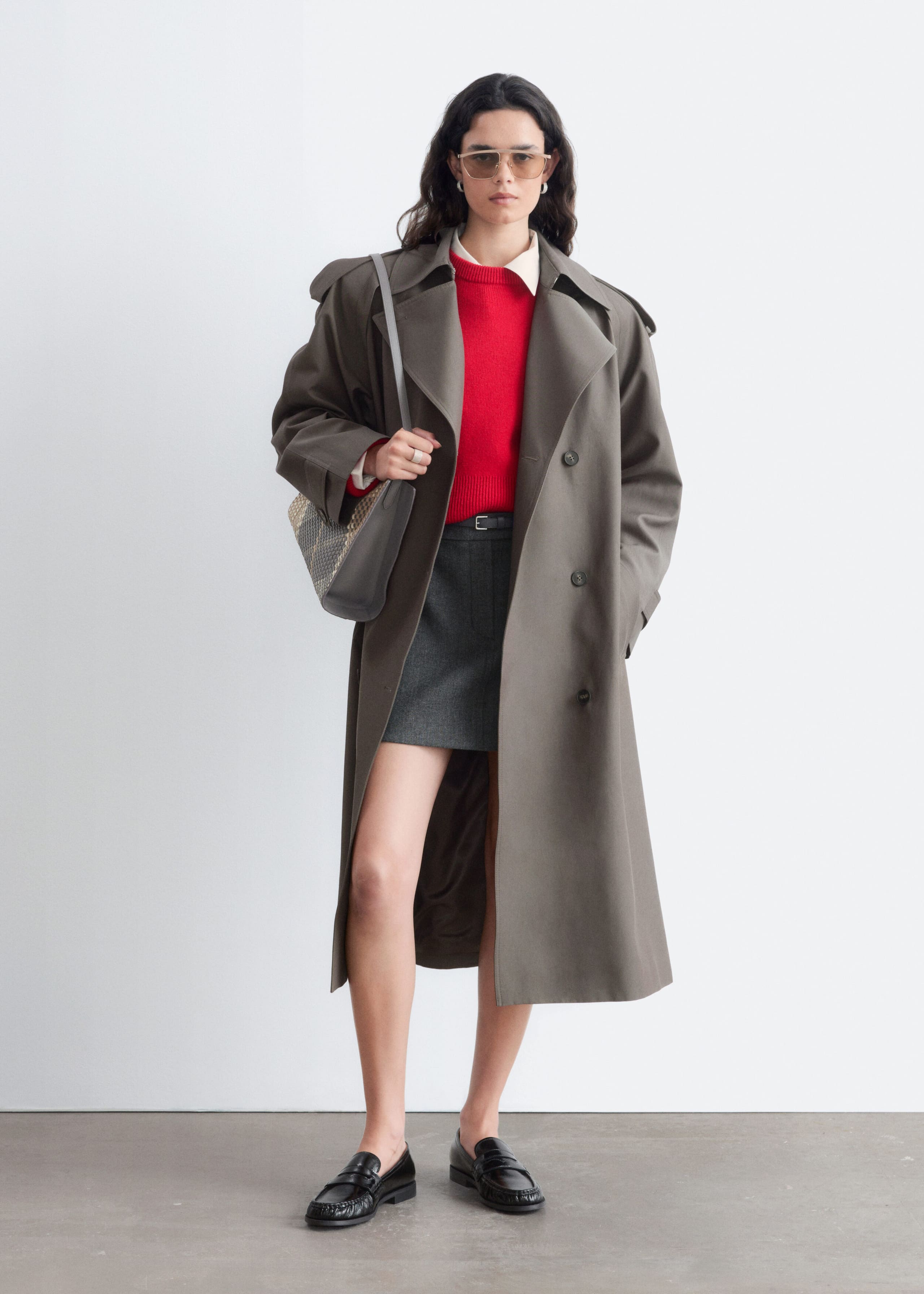 Relaxed Trench Coat - Dark Mole - Still Life