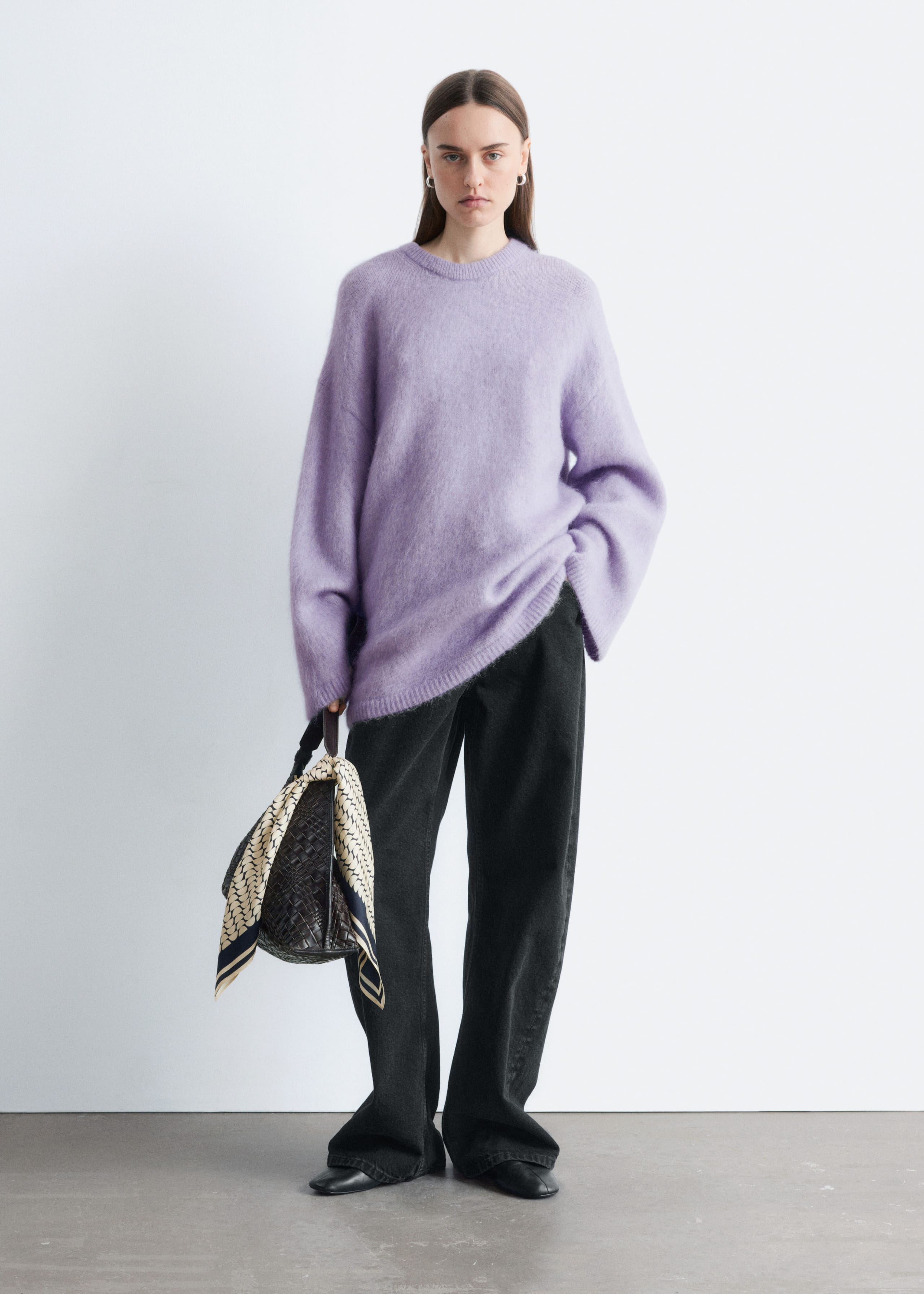Image of Oversized Mohair-Blend Sweater