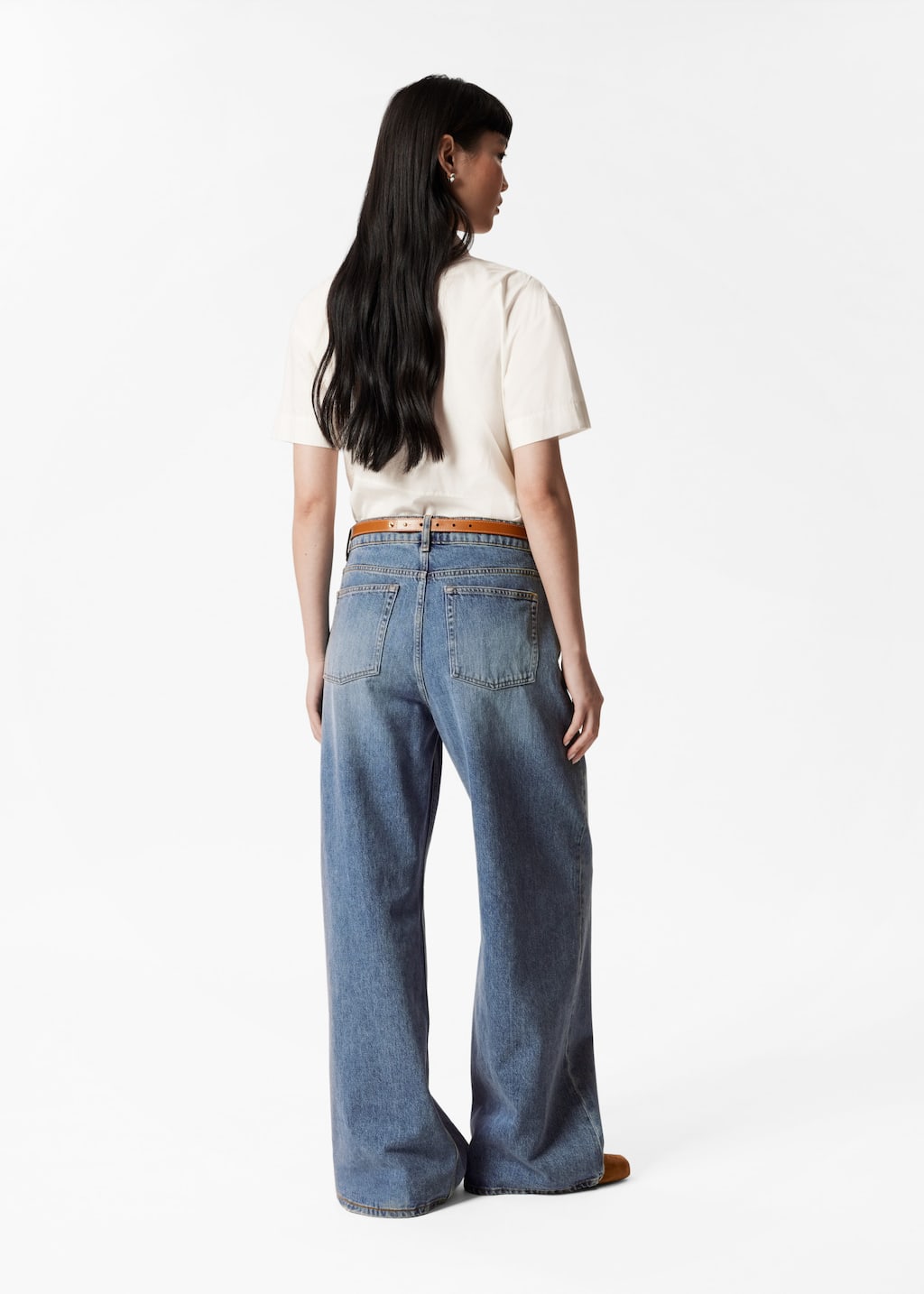 Image of Relaxed Wide-Leg Jeans