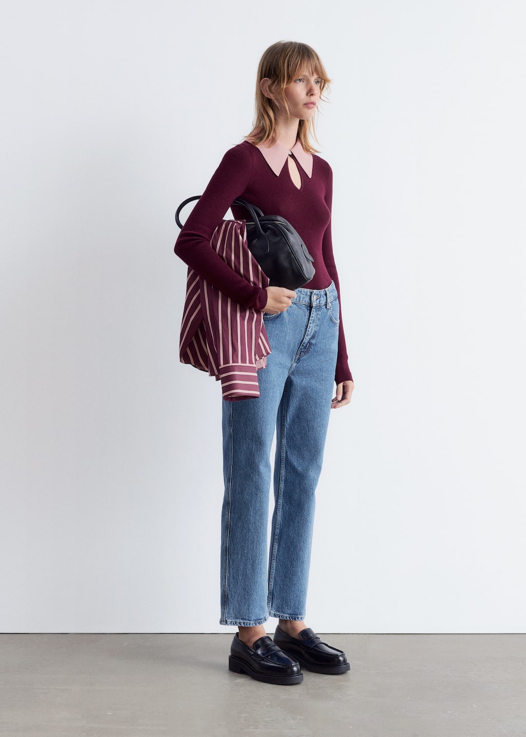 Image of Verkürzte Jeans mit schmalem Bein
