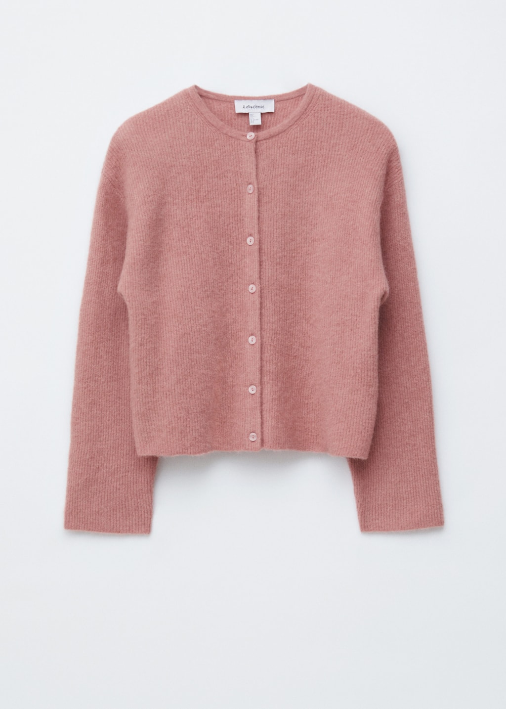 Image of Alpaca-Blend Knitted Cardigan