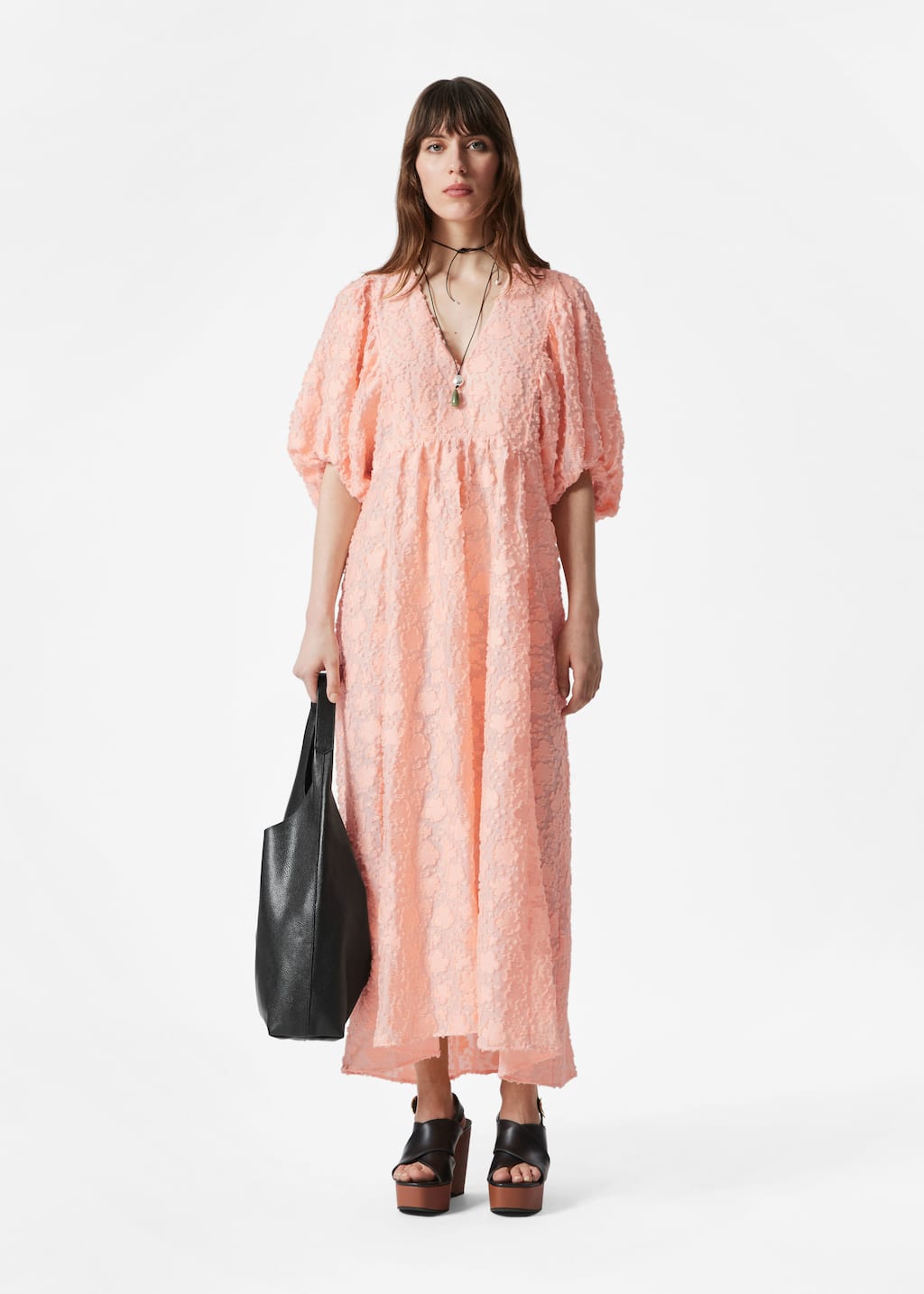 Image of Maxikleid mit Puffärmeln