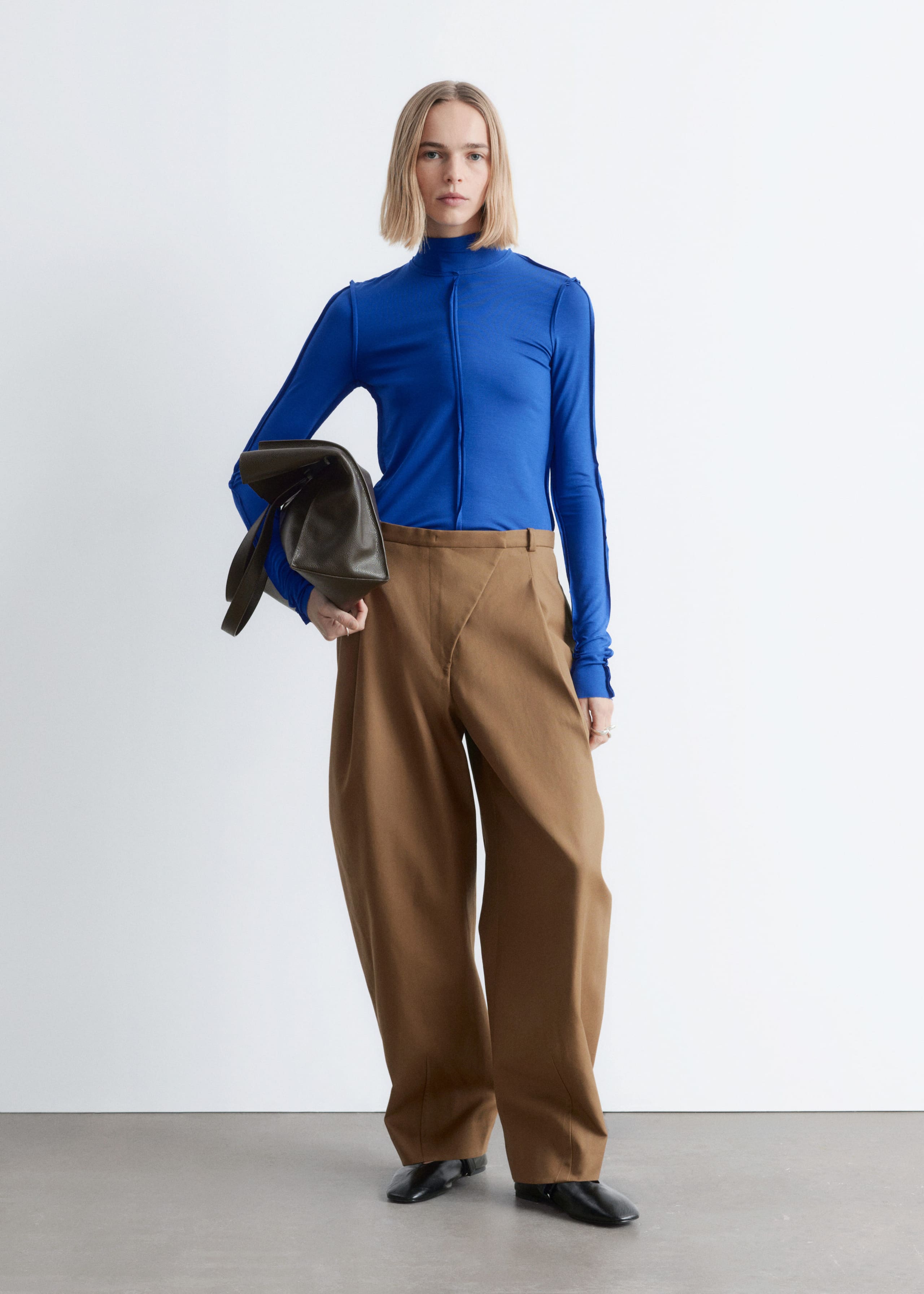 Image of Long-Sleeve Turtleneck Top