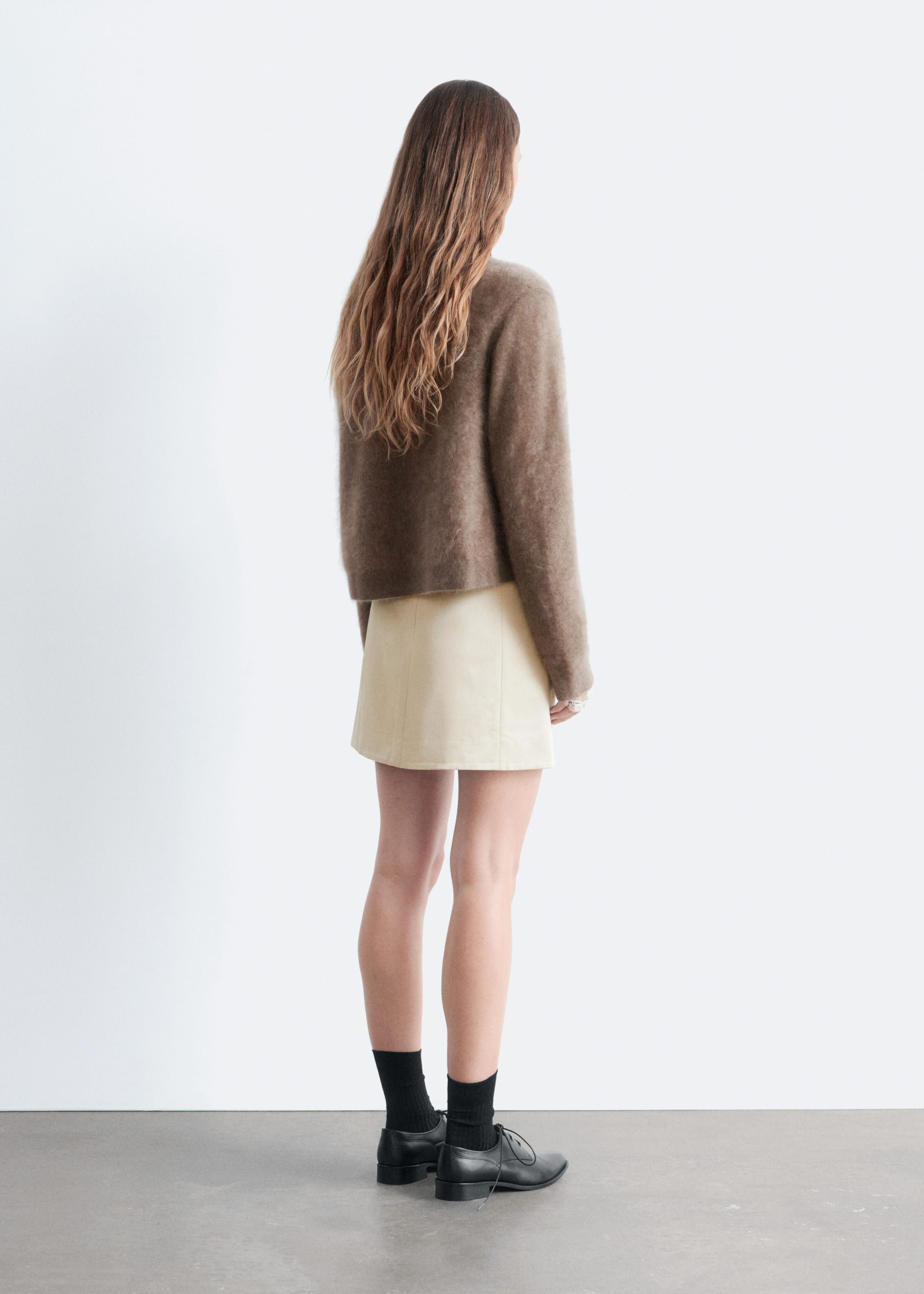 Image of Cropped Cashmere Cardigan