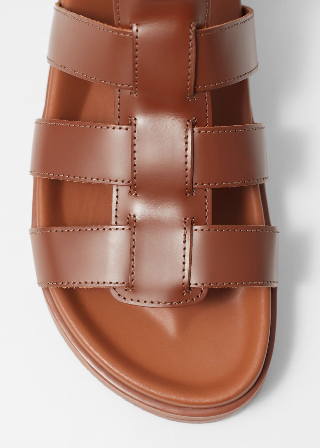Image of Leather Fisherman Sandals