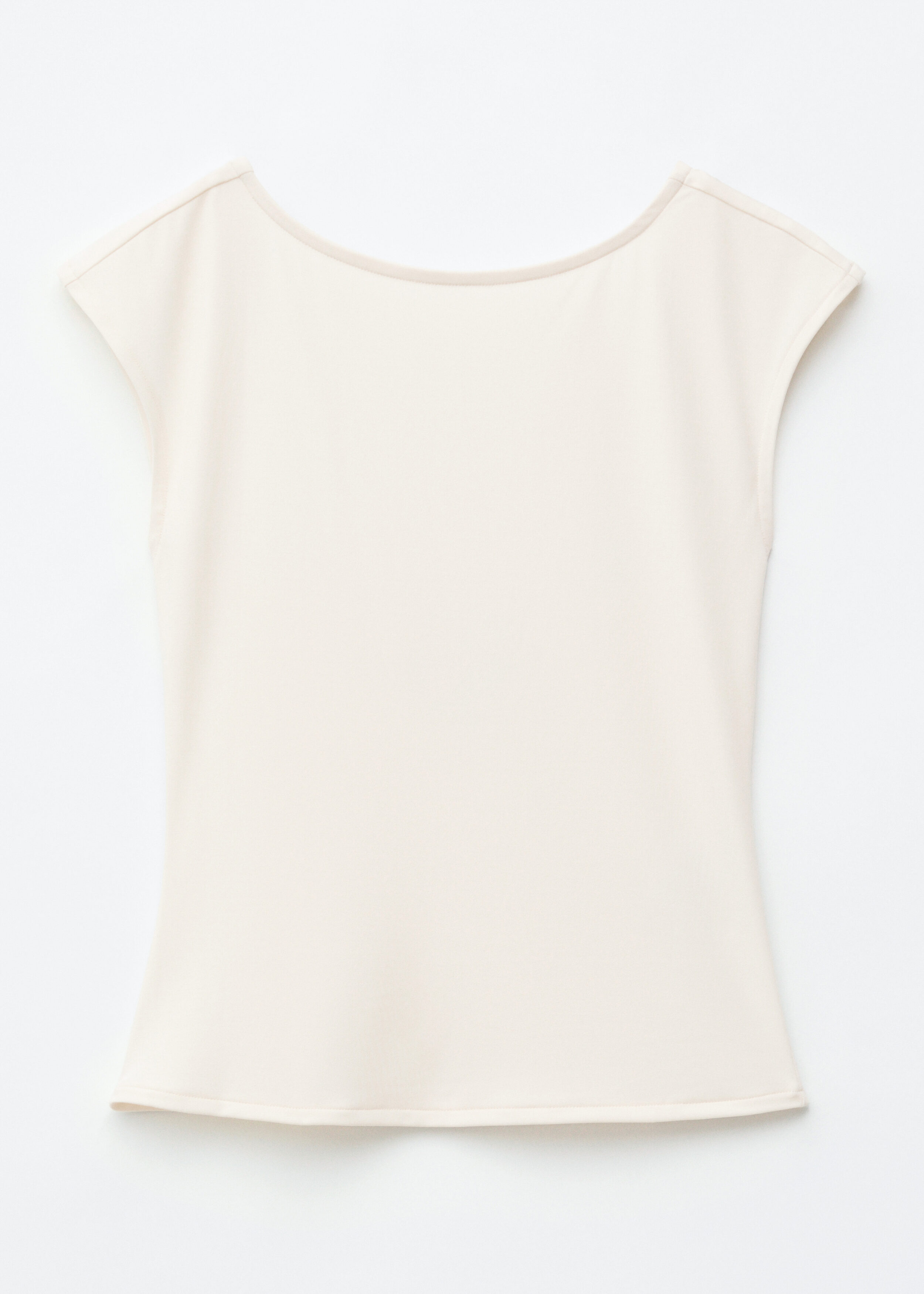 Fitted Open-Back T-Shirt