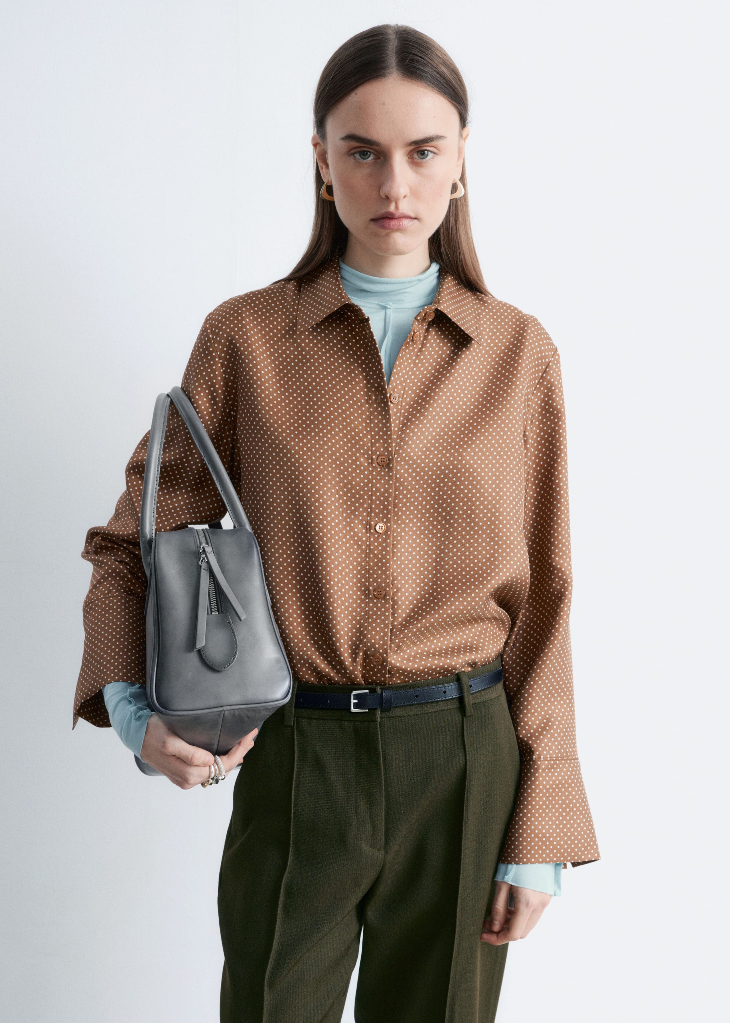 Image of Relaxed Silk Shirt