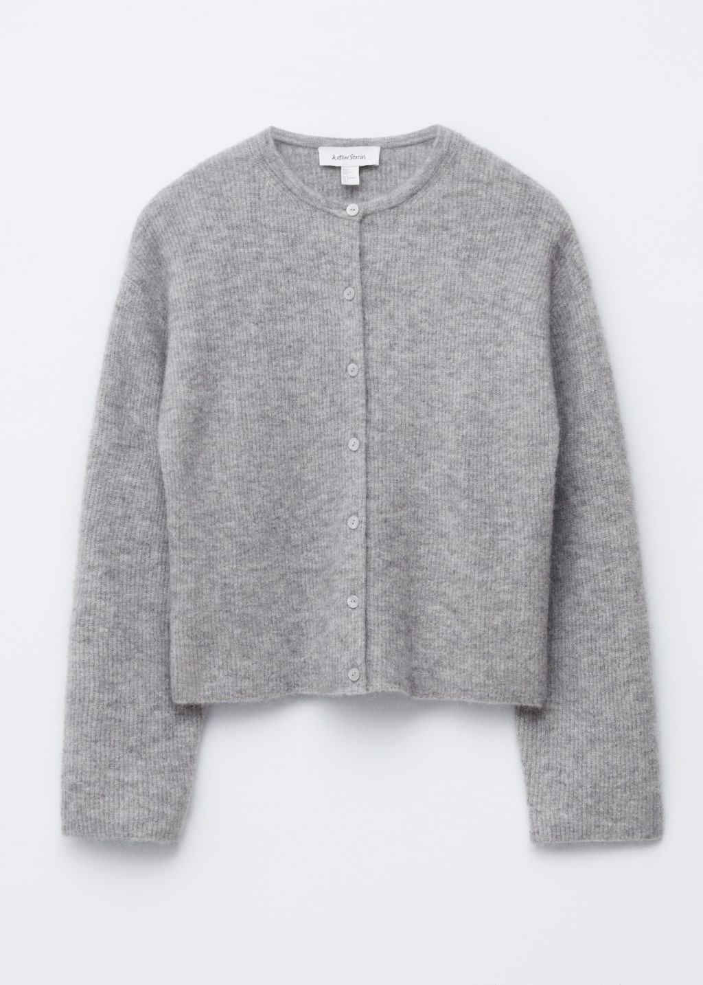 Image of Alpaca-Blend Knitted Cardigan