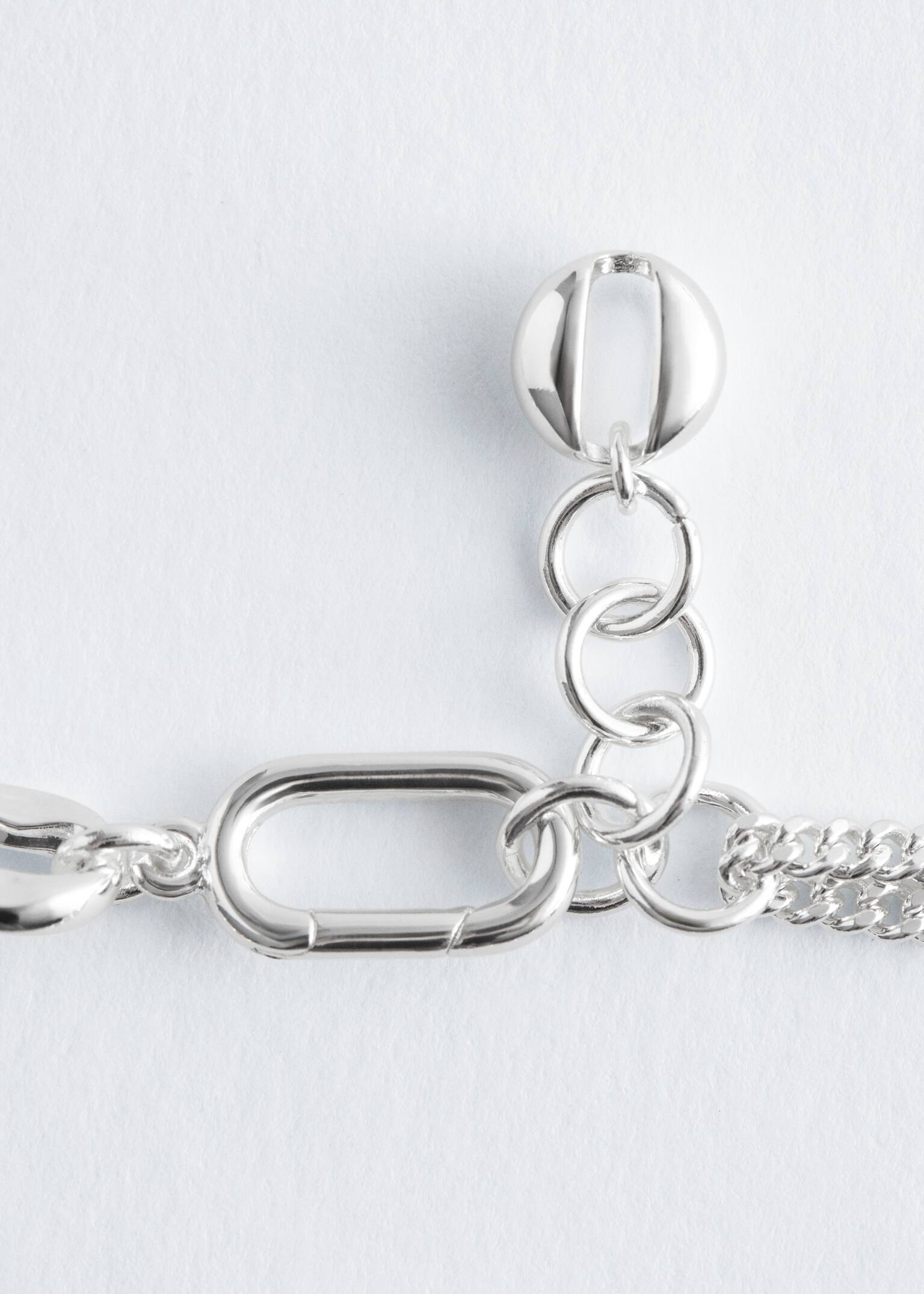 Mixed Chain Necklace - Silver/Gold - 3