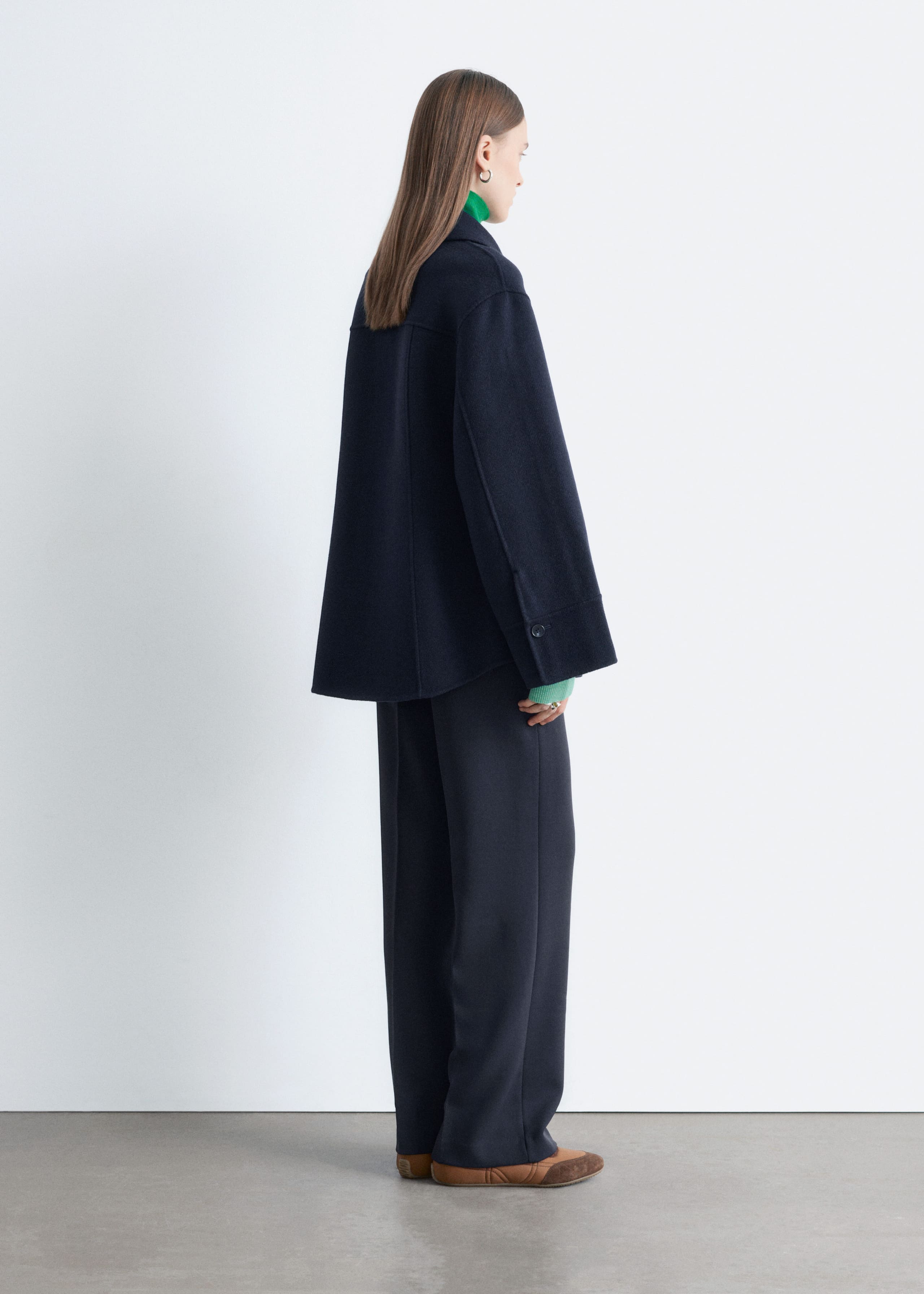 Image of Tapered Wool Jacket