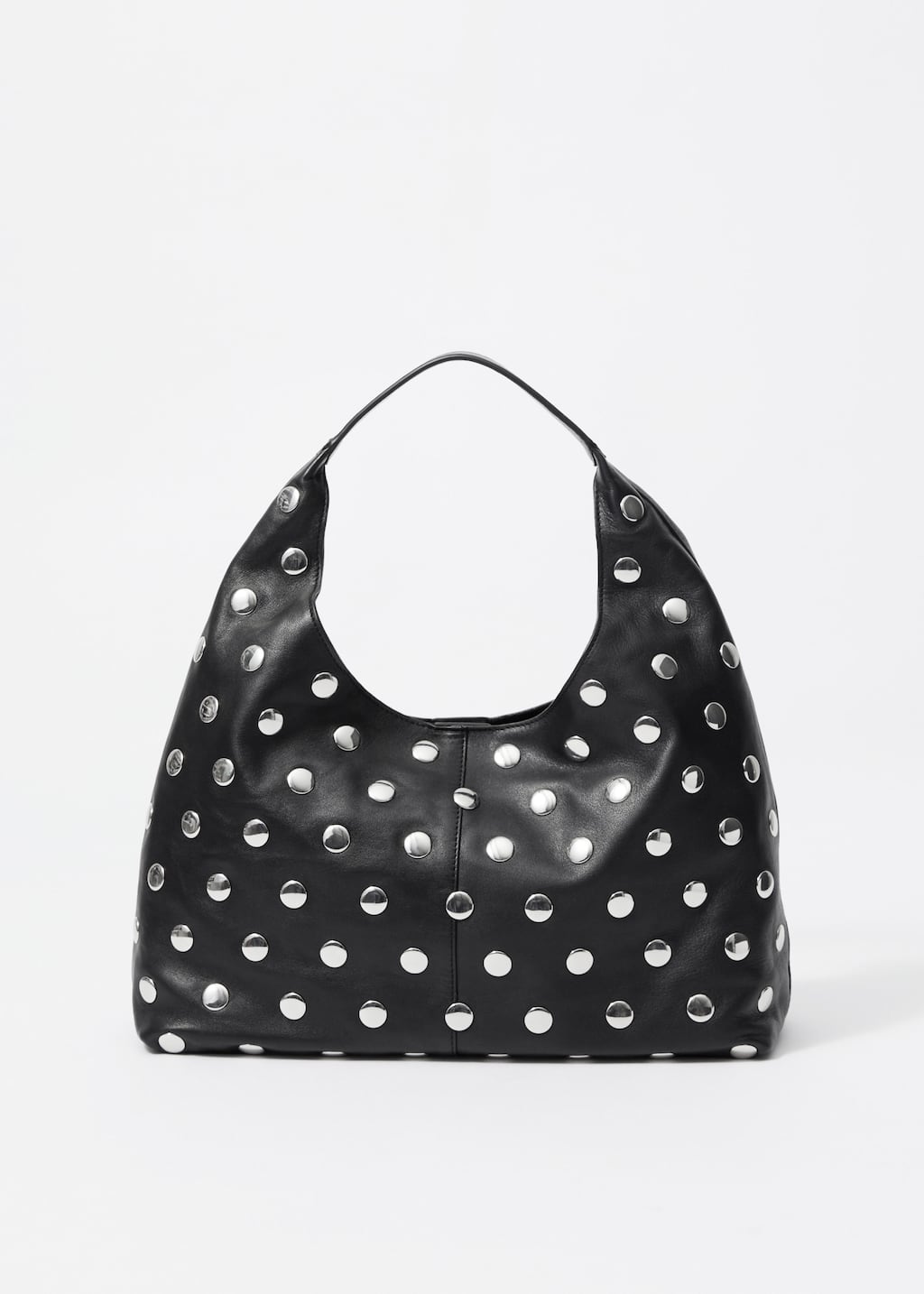 Image of Studded Leather Tote Bag
