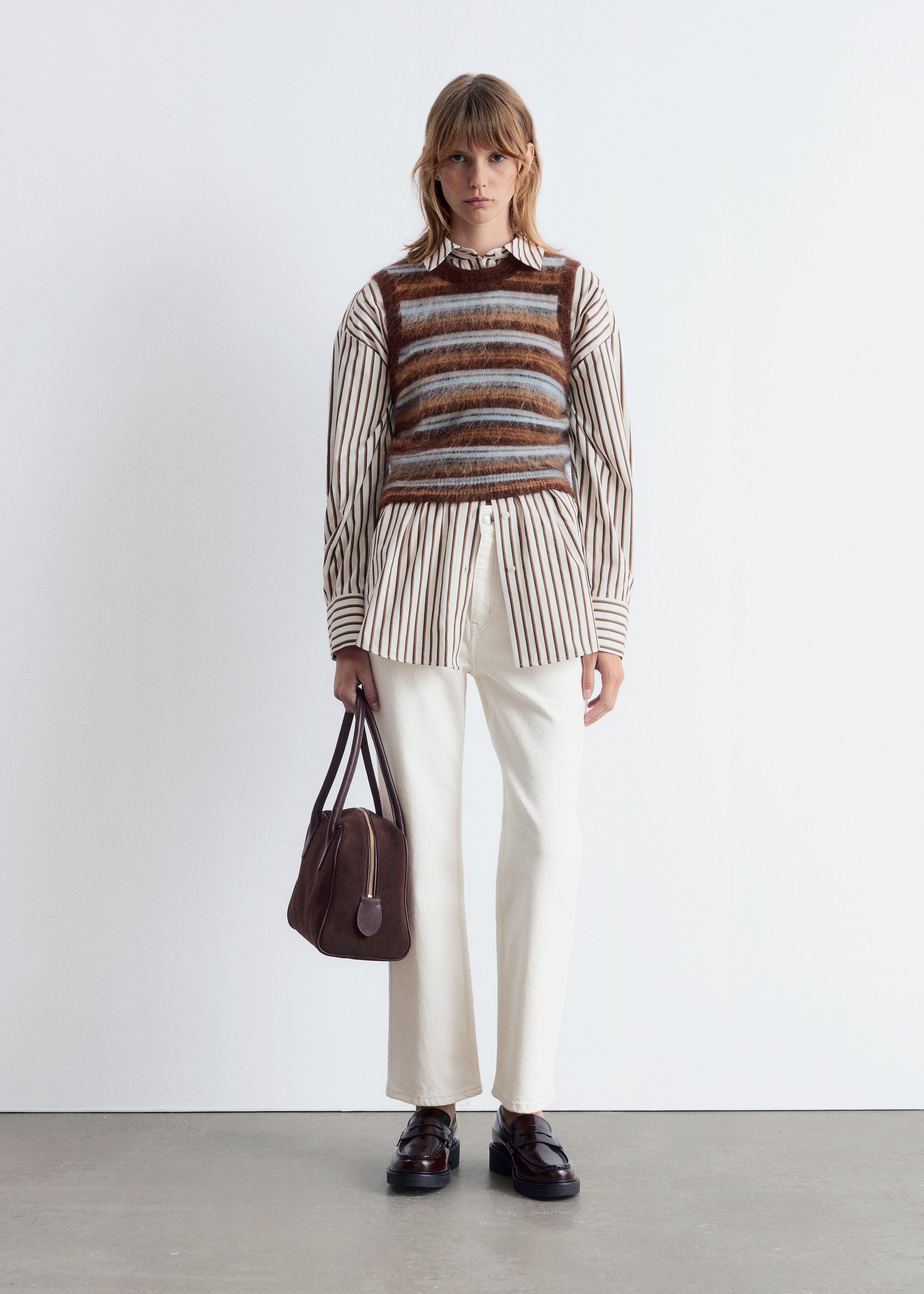 Nagyobb kép megtekintése: Rövidített szűk szárú farmer - Fehér - NŐI | H&M HU 1