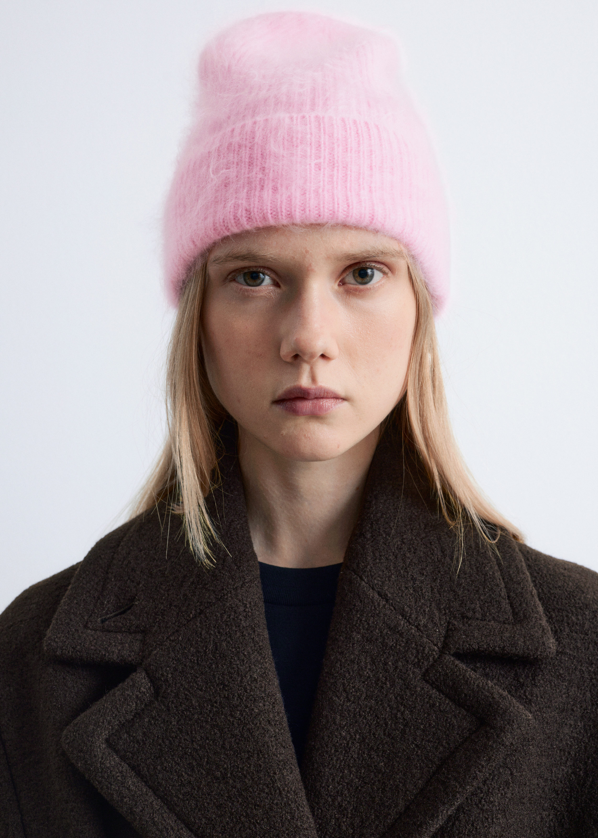 【美品】 isecai Whimgy Beanie Gray×Pink IsecaI Beanie Whimgy Beanie Gray×Pink