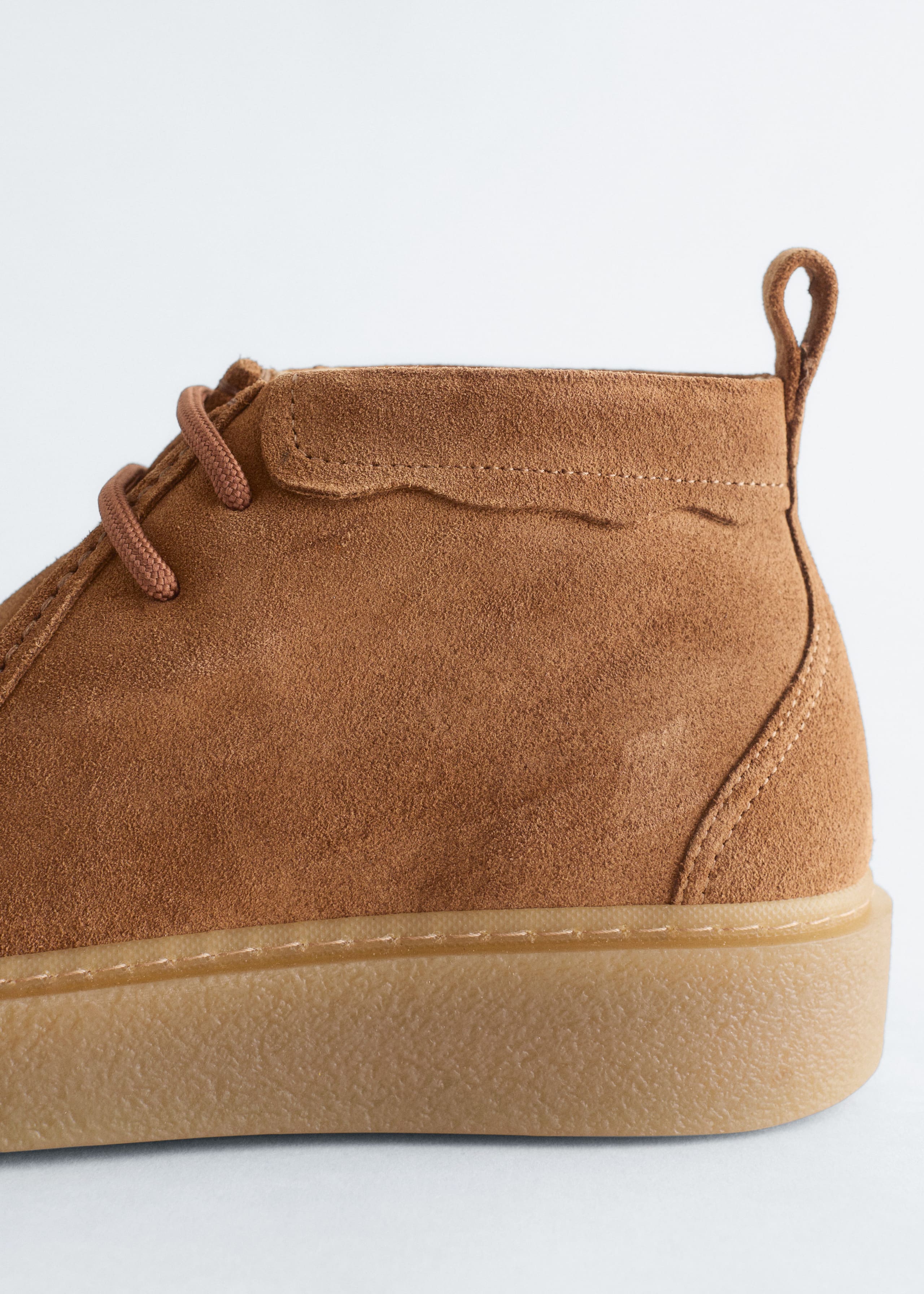 Image of Desert Boots aus Veloursleder mit Plateausohle