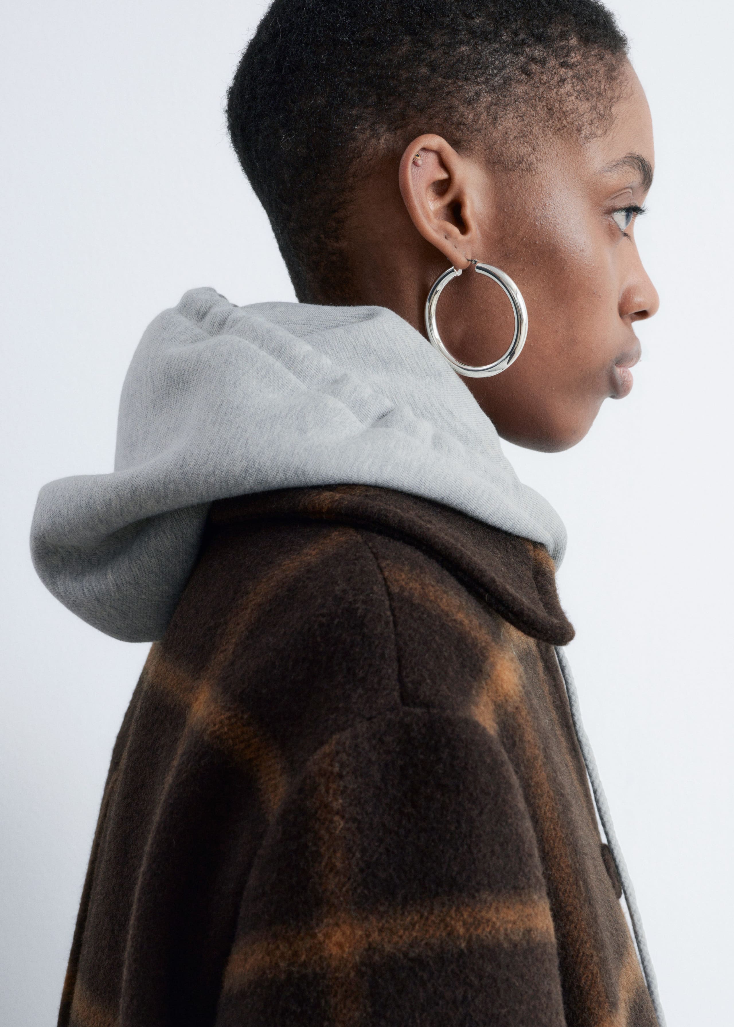 Image of A-line Wool Coat