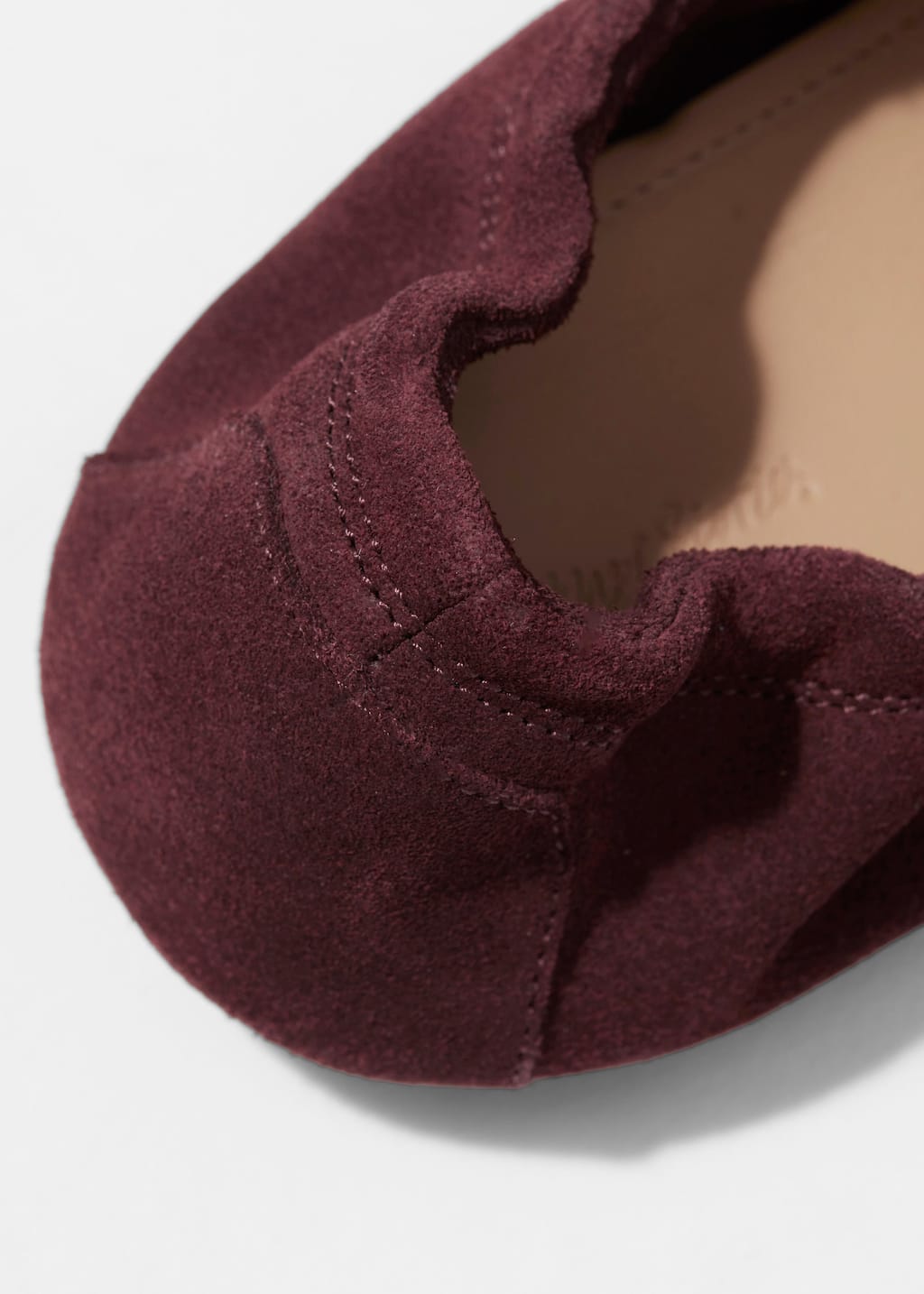 Image of Pompom Suede Loafers