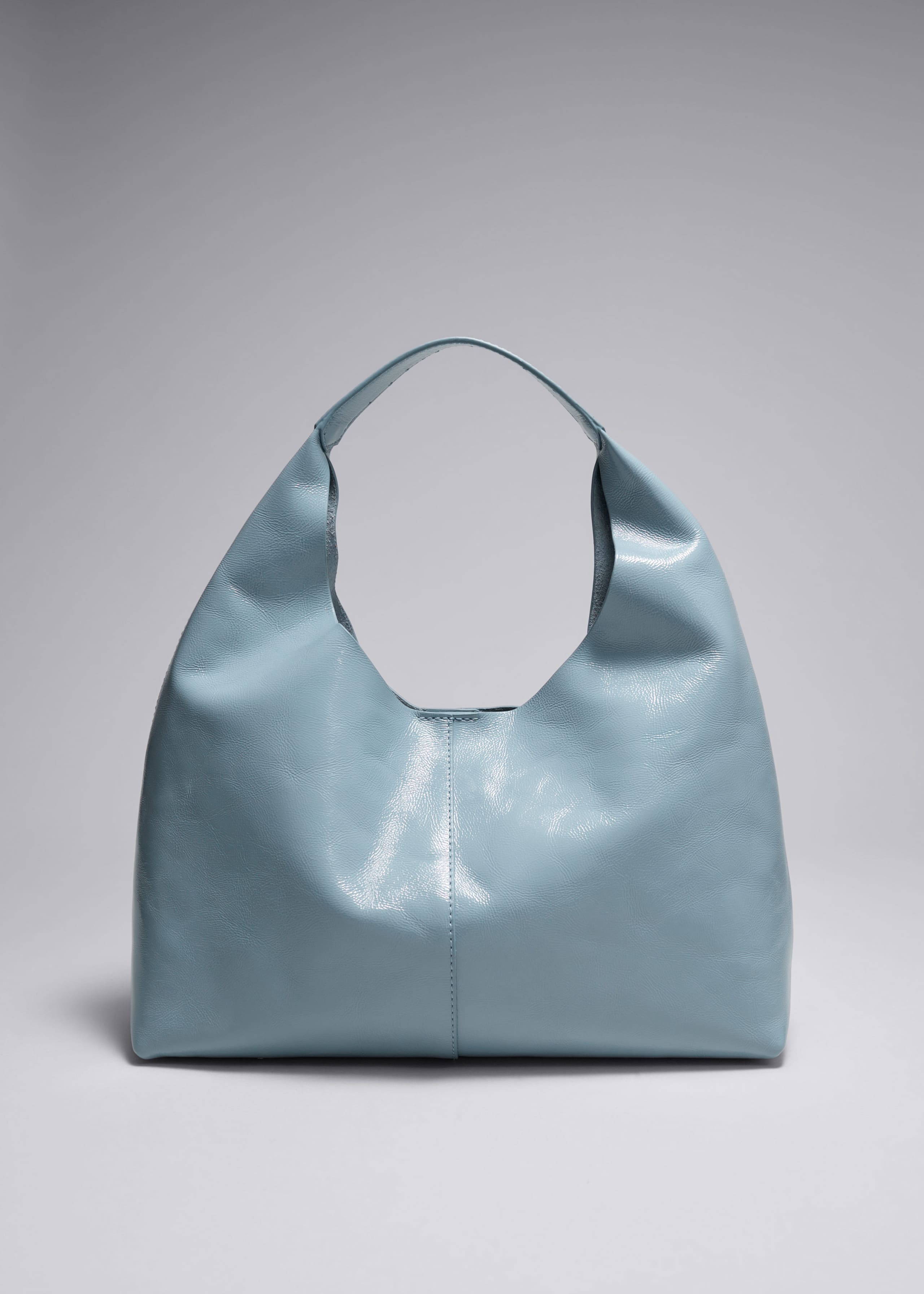Borsa tote classica in pelle - Nero - Natura morta