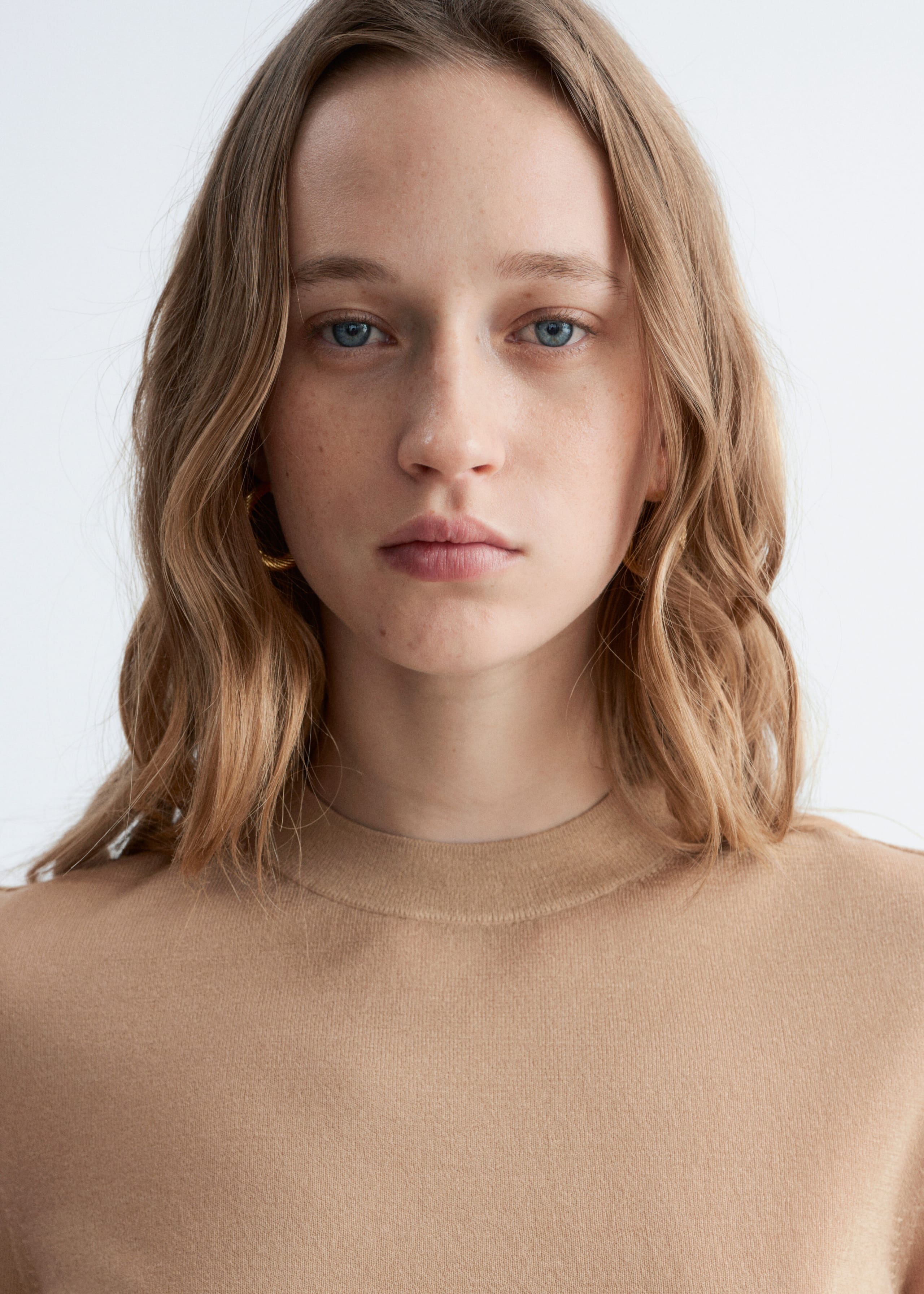 Image of Fine-Knit T-Shirt