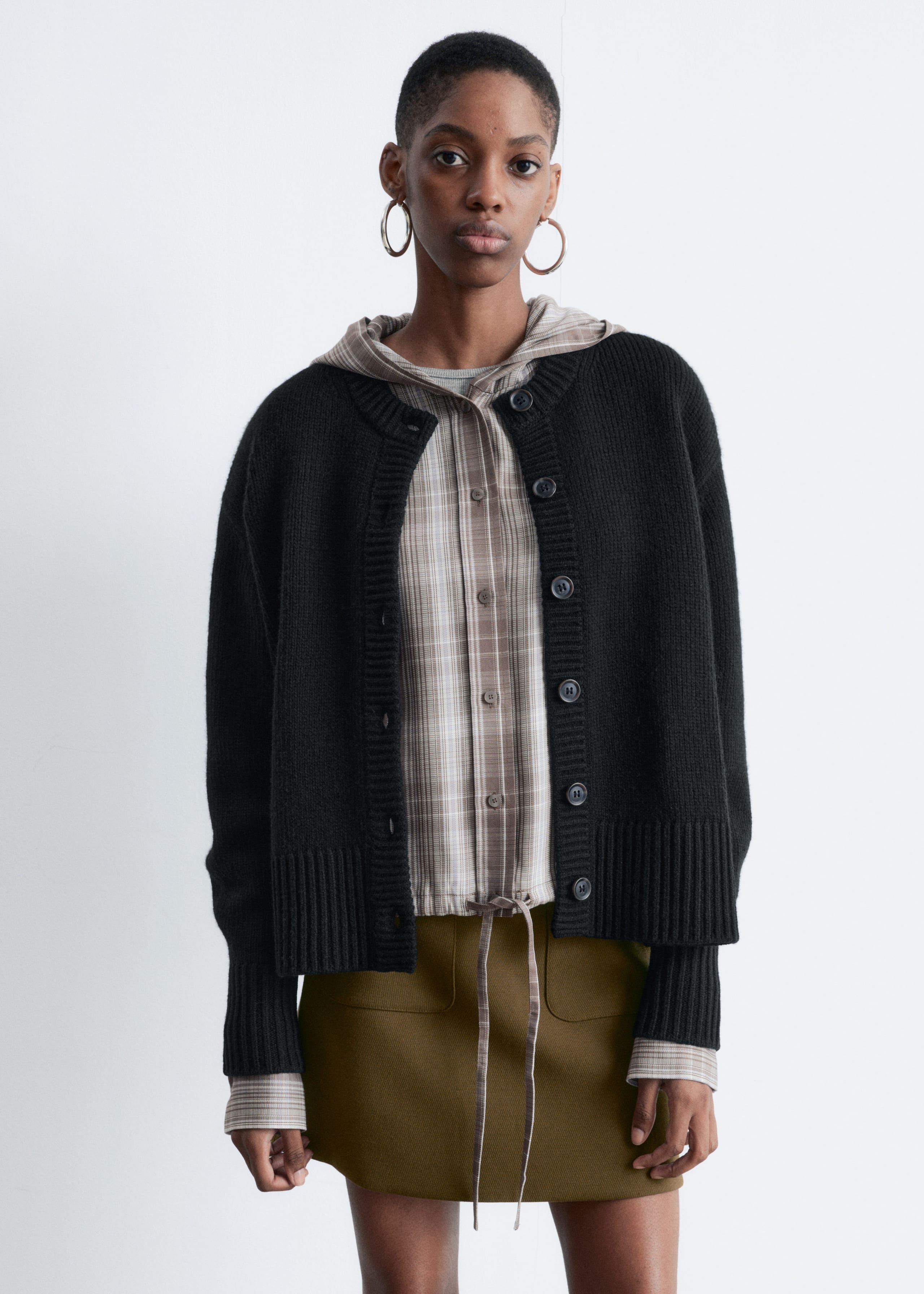 Image of Cashmere-Blend Cardigan
