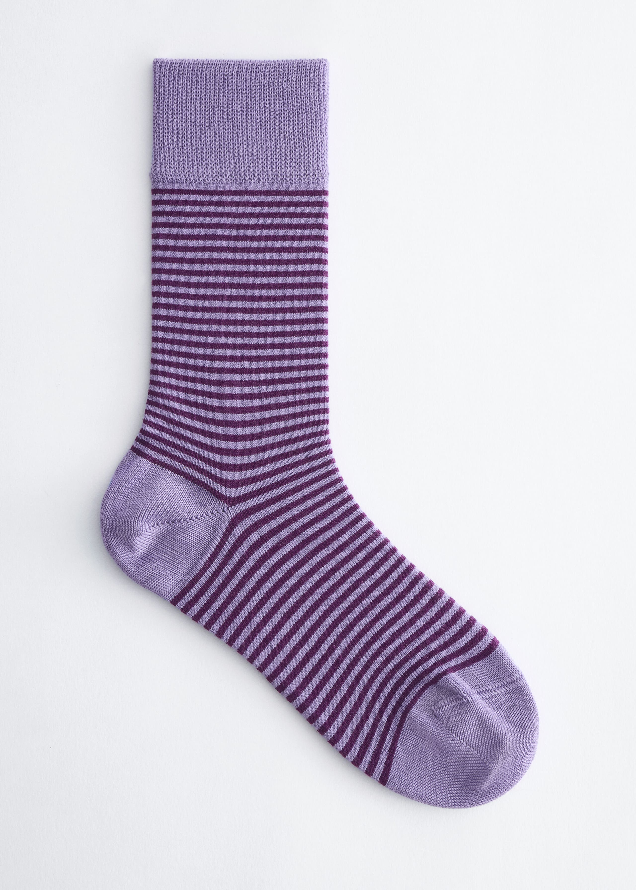 Striped Socks - Purple/Striped - Still Life