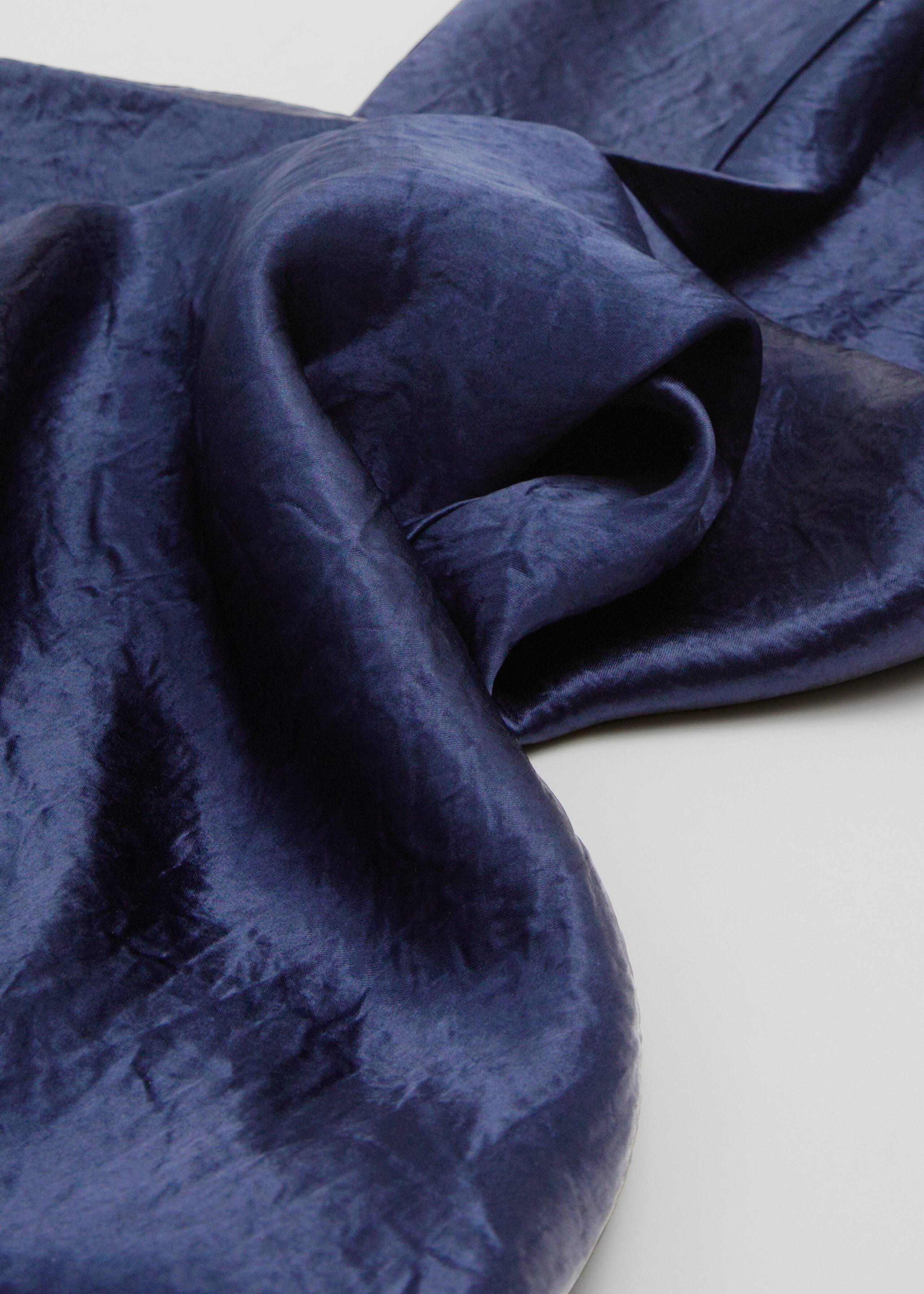 Abito midi monospalla in raso - {{variantName}} - Descrizione dettagliata