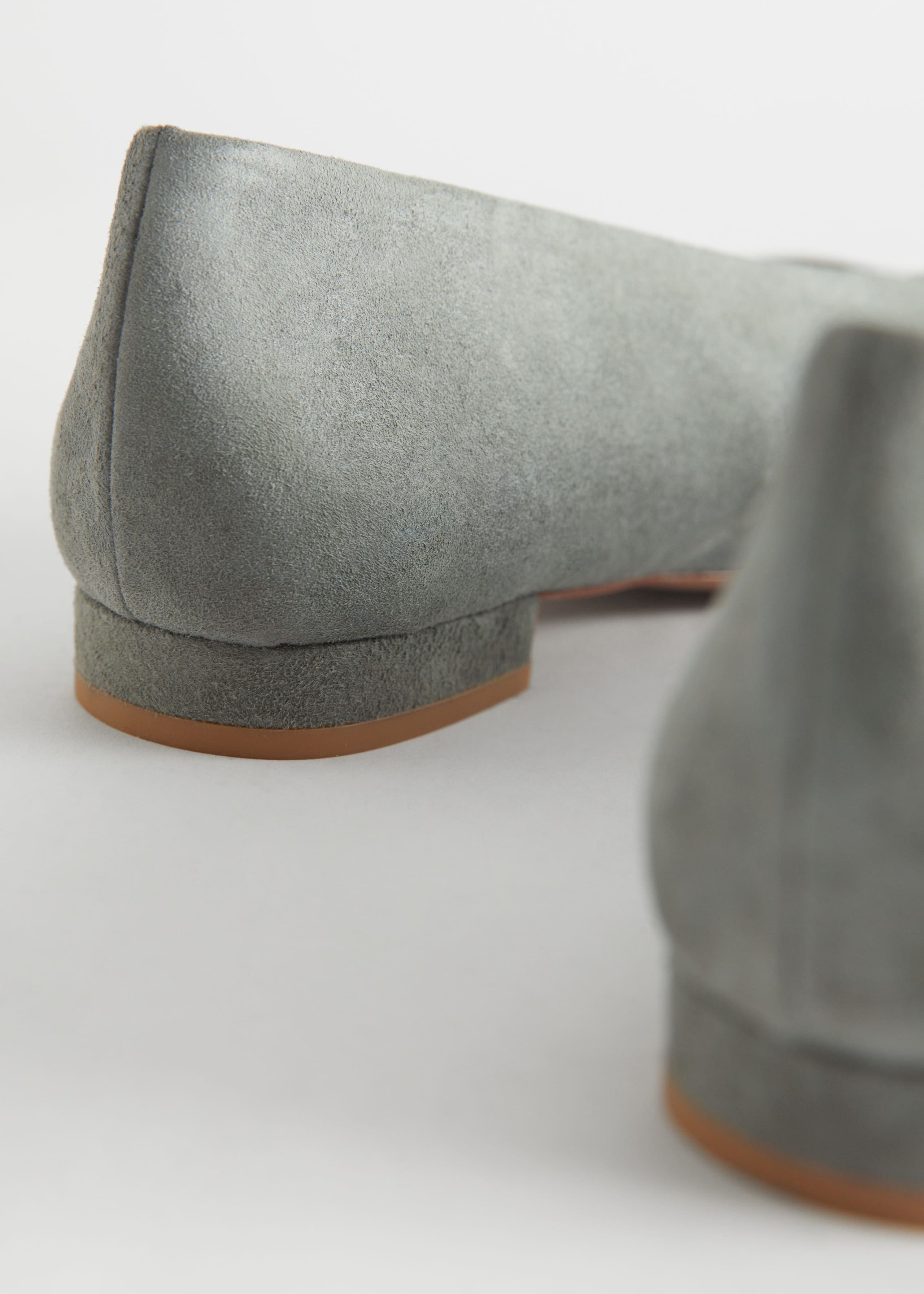 Image of Suede Ballerina Flats