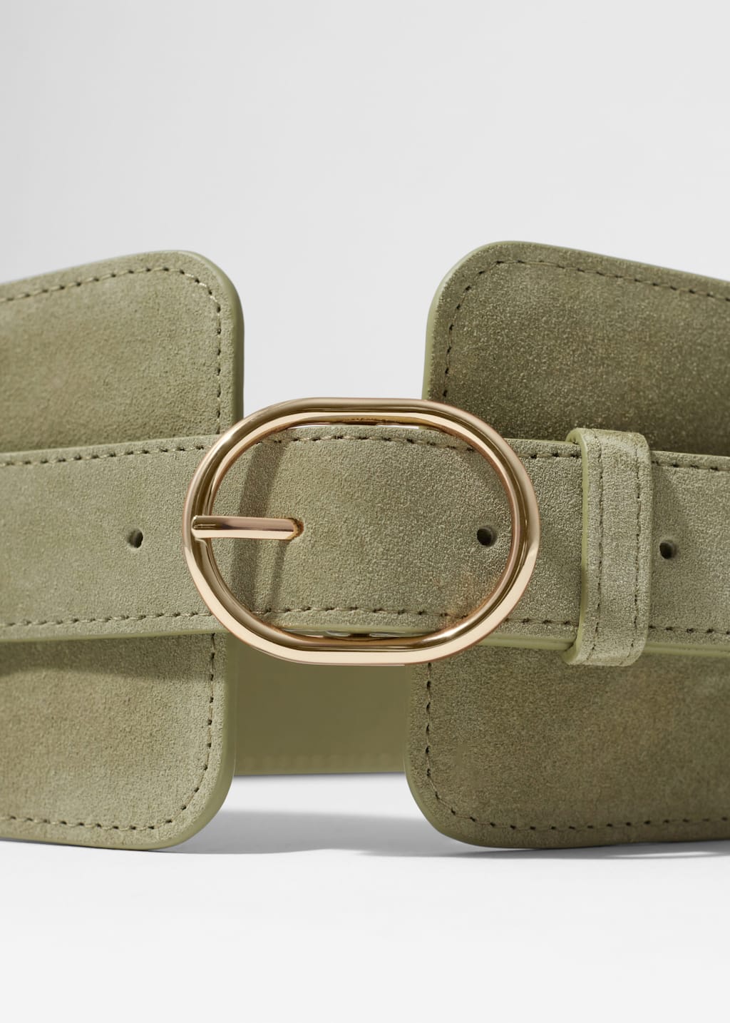 Image of Wide Suede Waist Belt