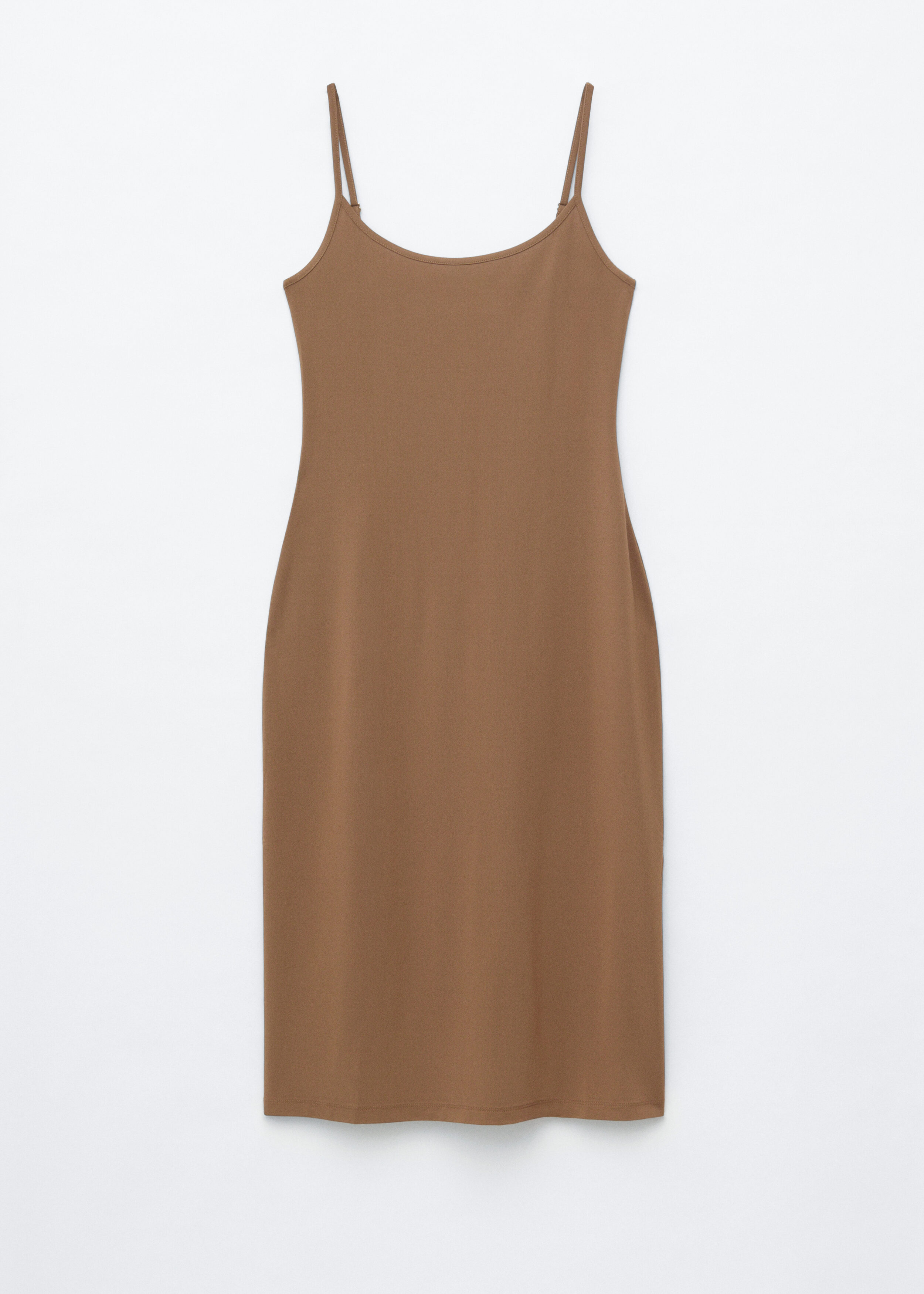 Stretch Midi Slip Dress