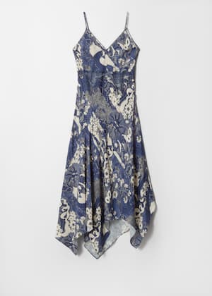 Bleu foncé avec motifs