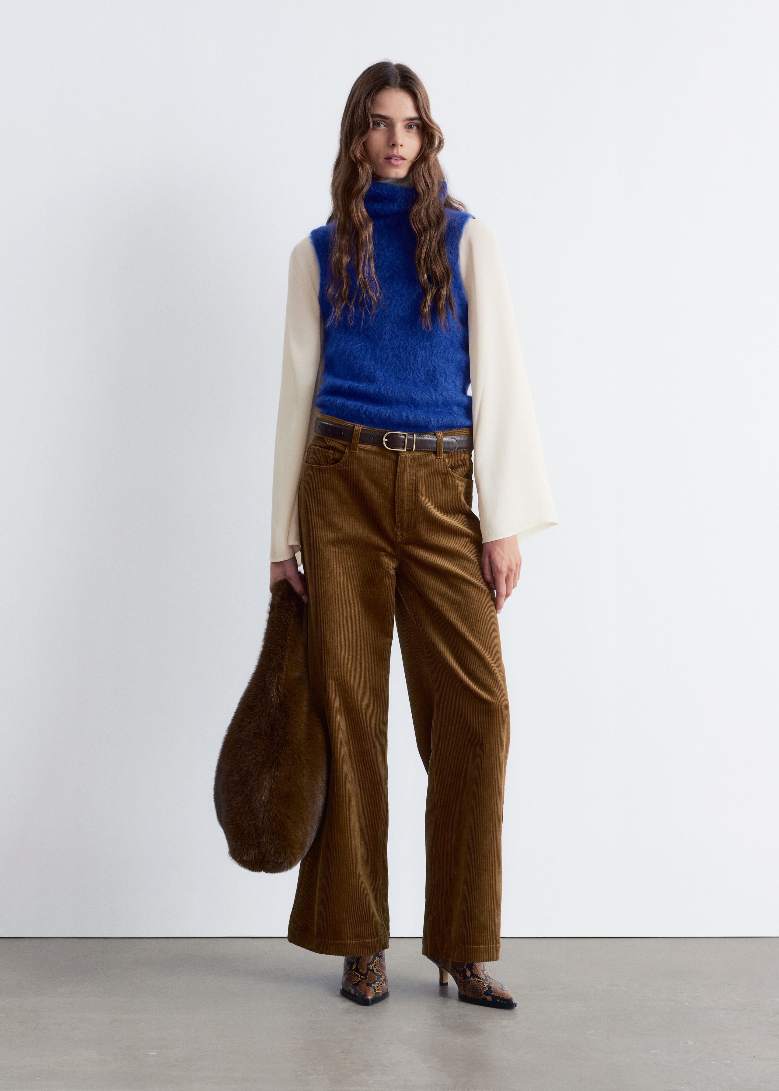 Image of Brushed Mohair-Blend Tank Top