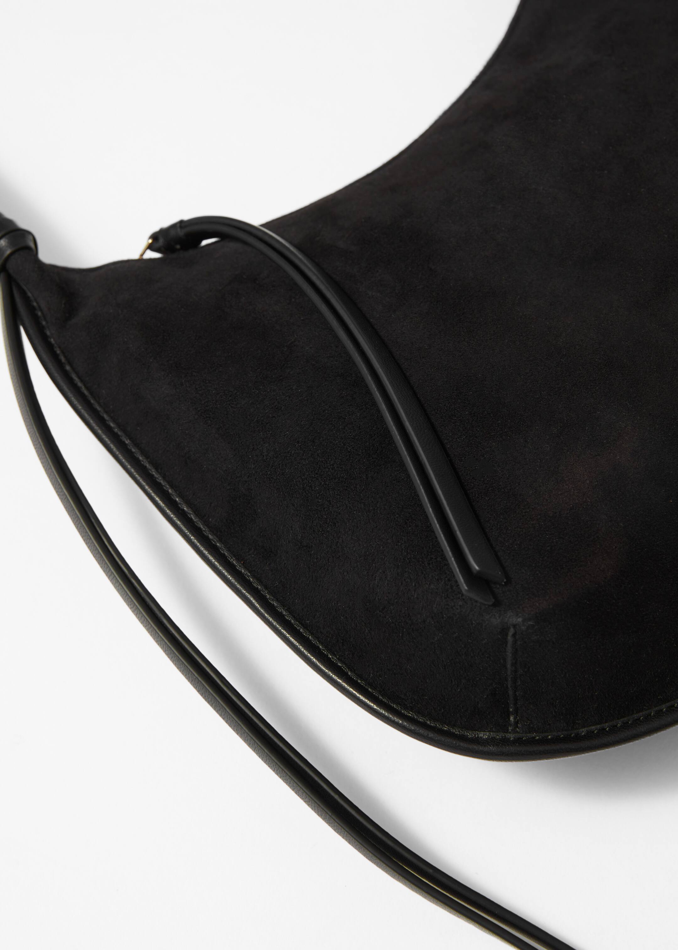 Visa större bild: Väska i mocka med fransar - Svart - DAM | H&M SE 4